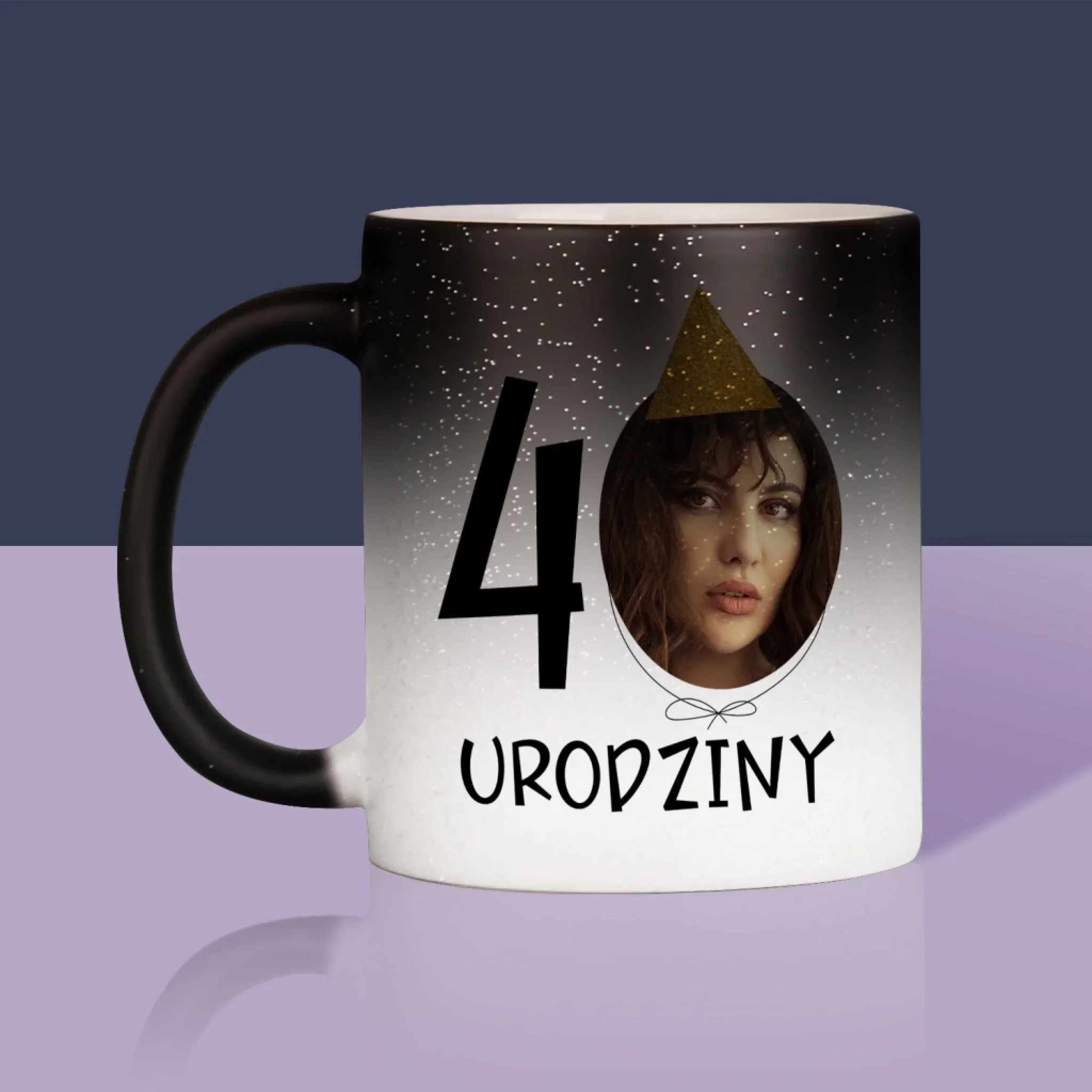 Zdjęcie I Podpis: 40 Urodziny Czapeczka - Kubek z Nadrukiem - Image 11
