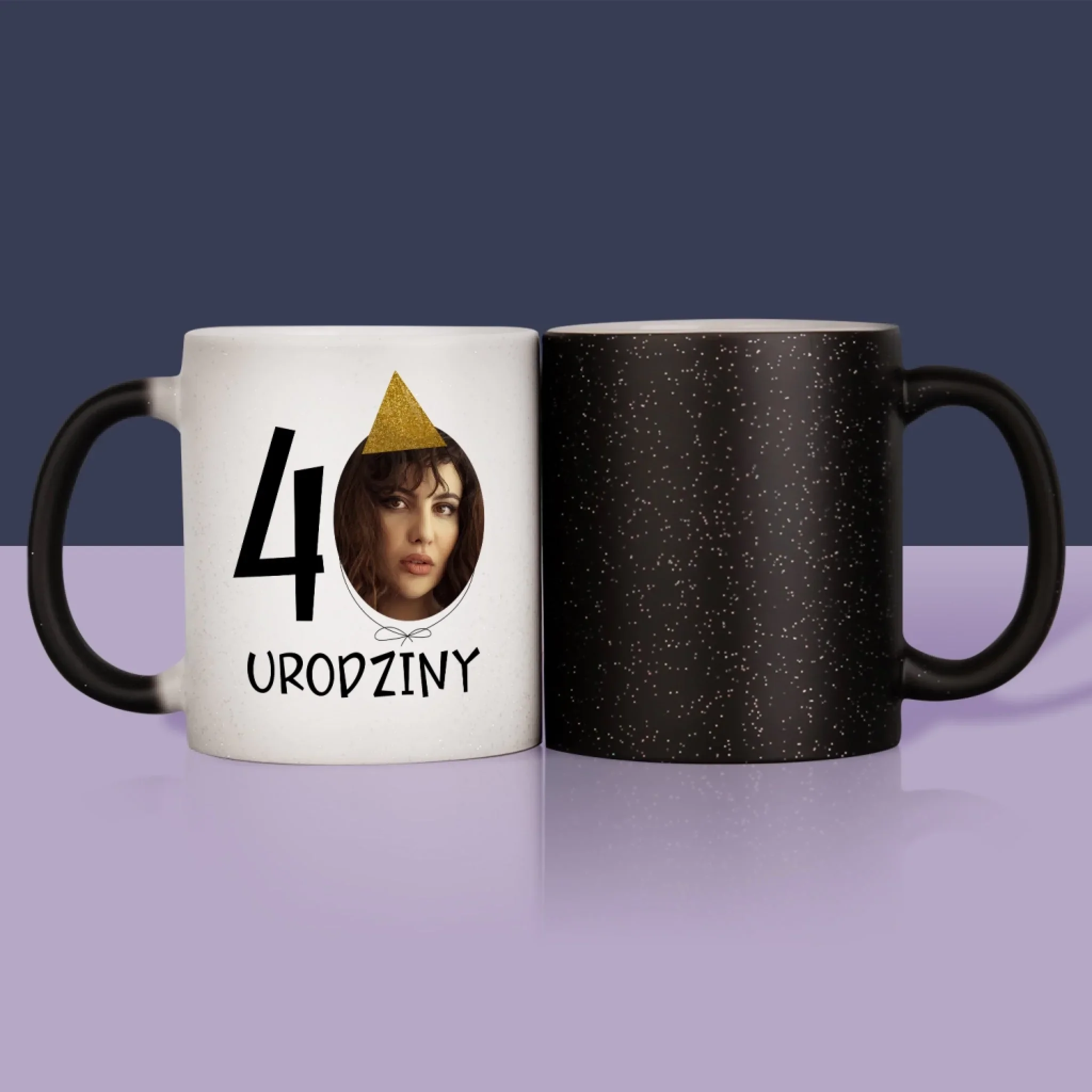 Zdjęcie I Podpis: 40 Urodziny Czapeczka - Kubek z Nadrukiem - Image 15