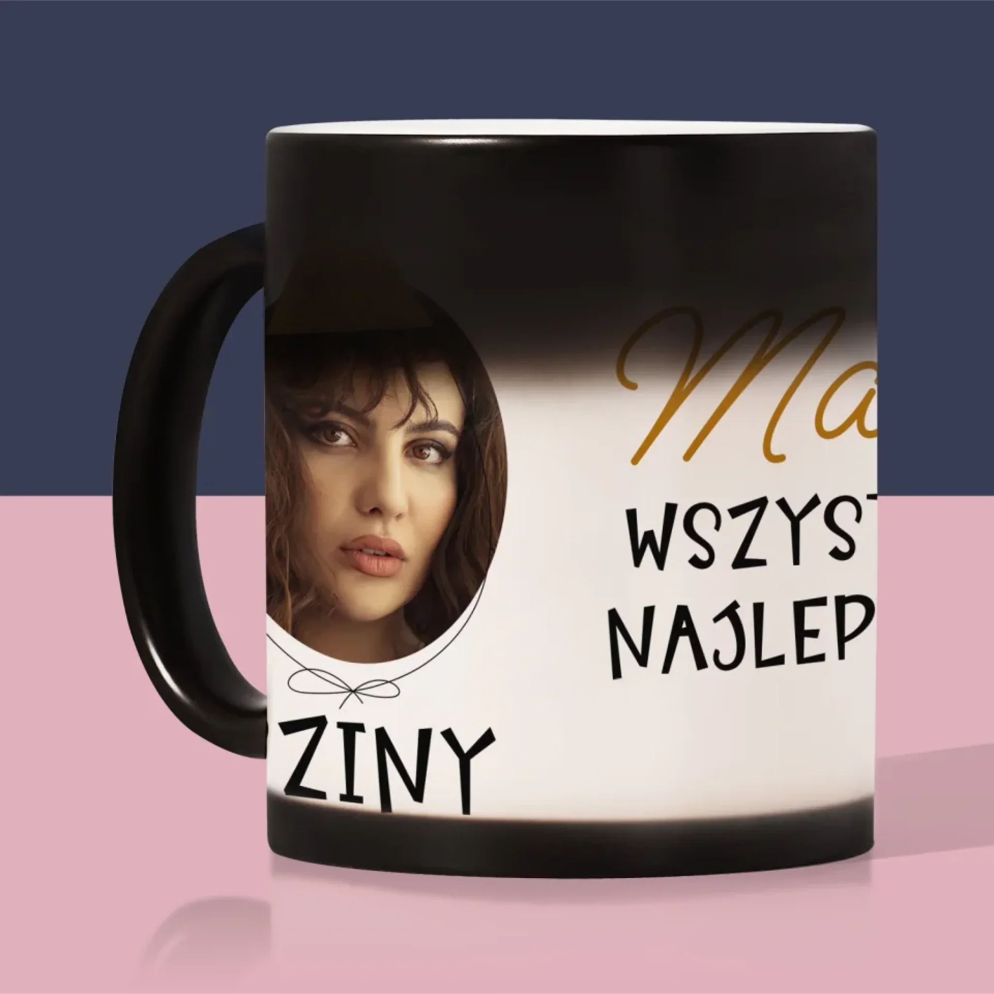 Zdjęcie I Podpis: 40 Urodziny Czapeczka - Kubek z Nadrukiem - Image 6