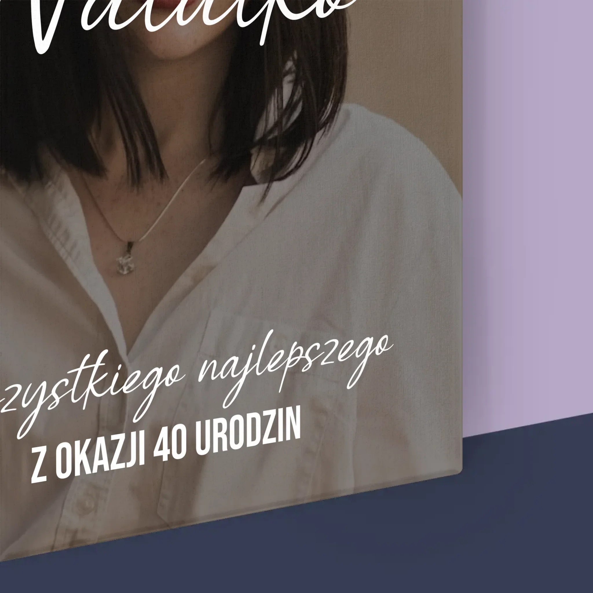 Zdjęcie I Podpis: 40 Urodziny Wszystkiego Najlepszego - Wydruk Obramowany - Image 17