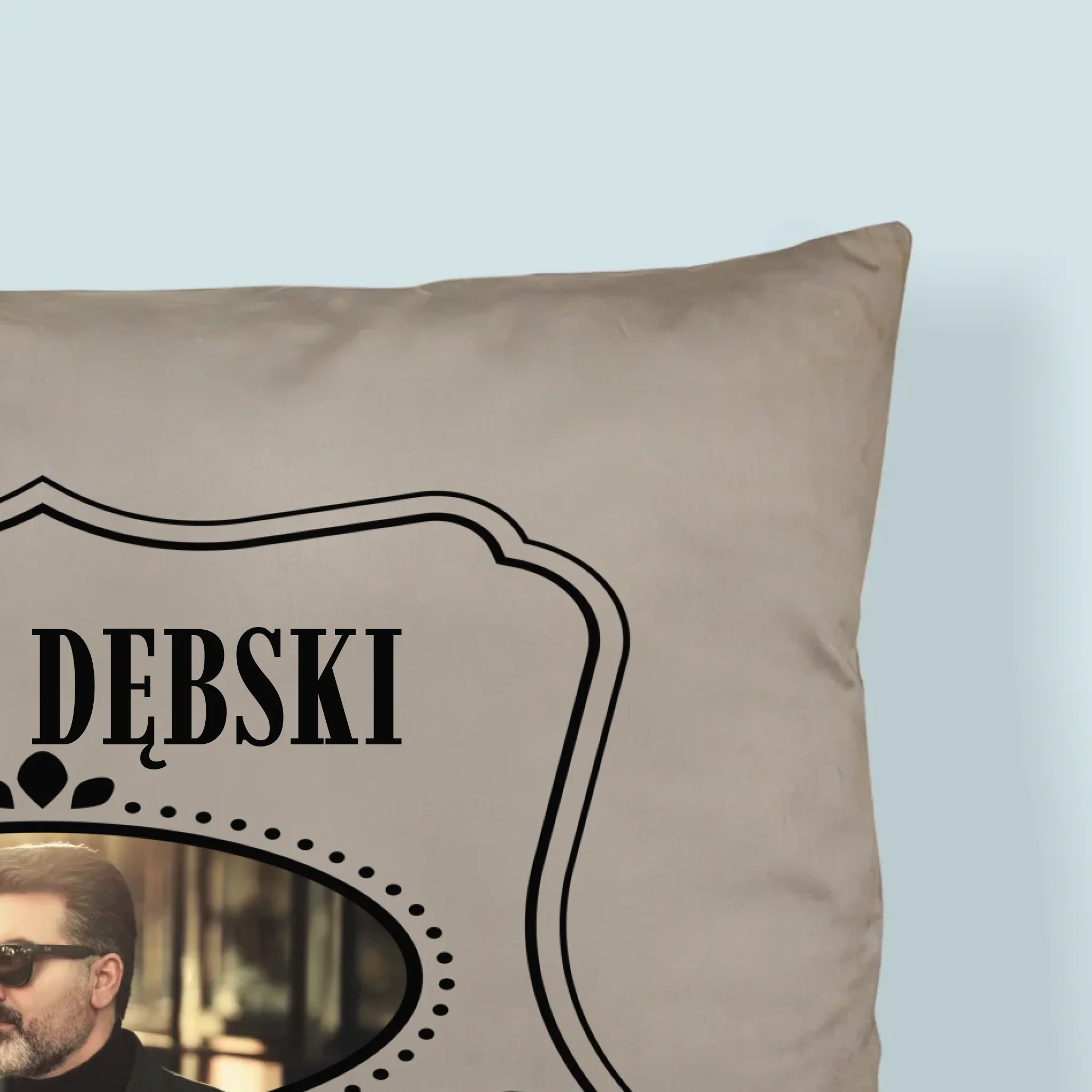 Zdjęcie I Podpis: 50 Urodziny Wszystkiego Najlepszego - Poduszka z Nadrukiem - Image 2