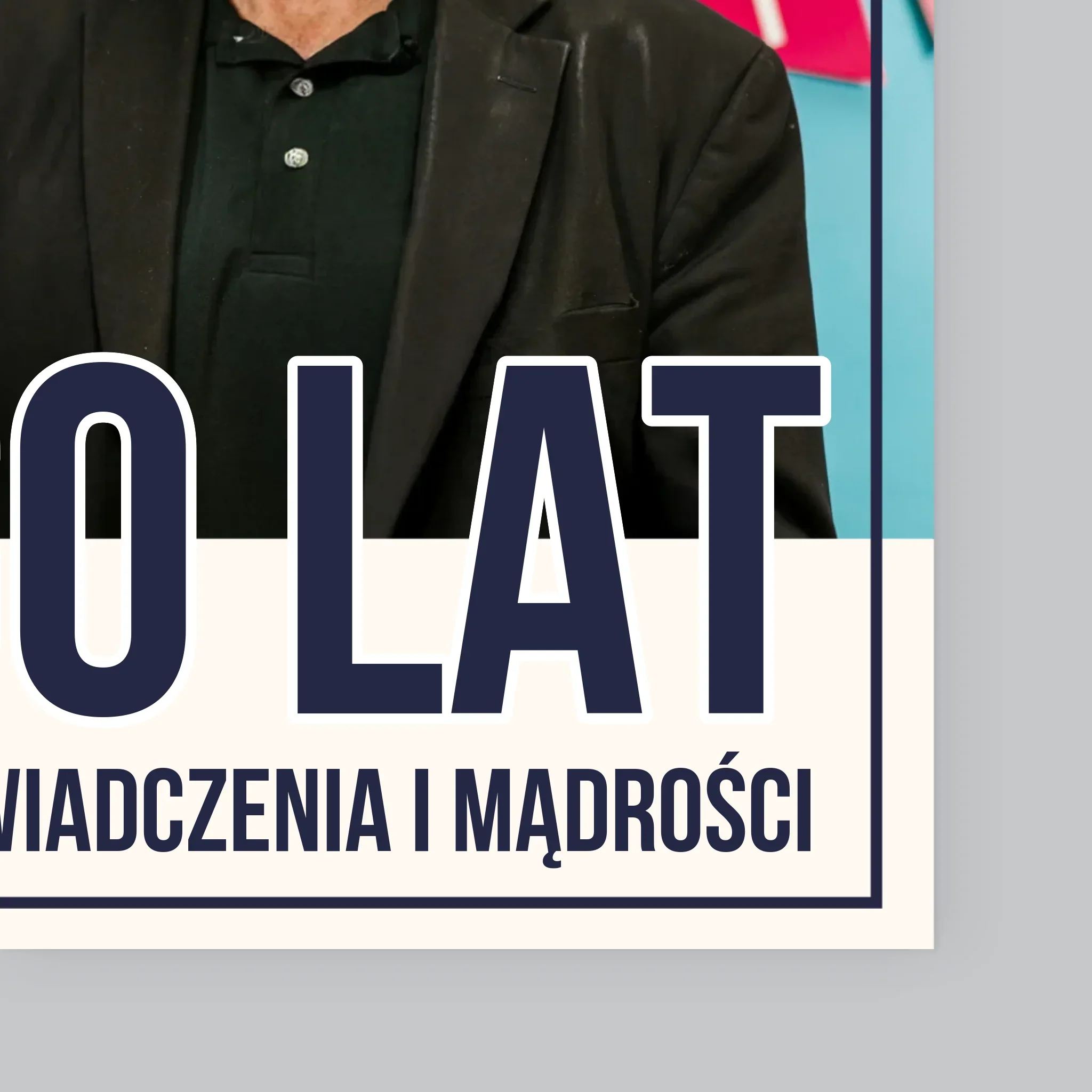 Zdjęcie i Podpis: 60 Lat Doświadczenia i Mądrości - Wydruk Obramowany - Image 11