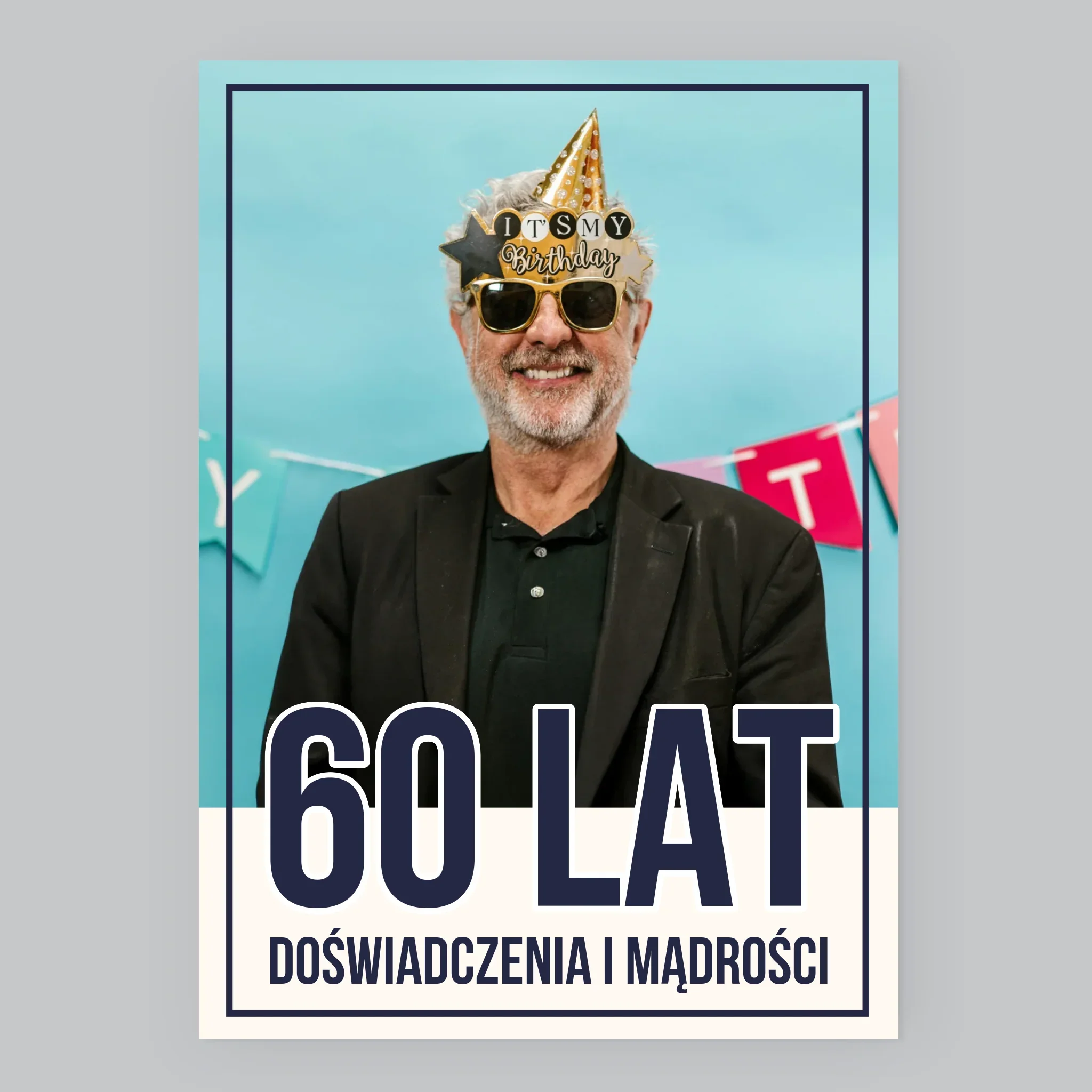 Zdjęcie i Podpis: 60 Lat Doświadczenia i Mądrości - Wydruk Obramowany - Image 8