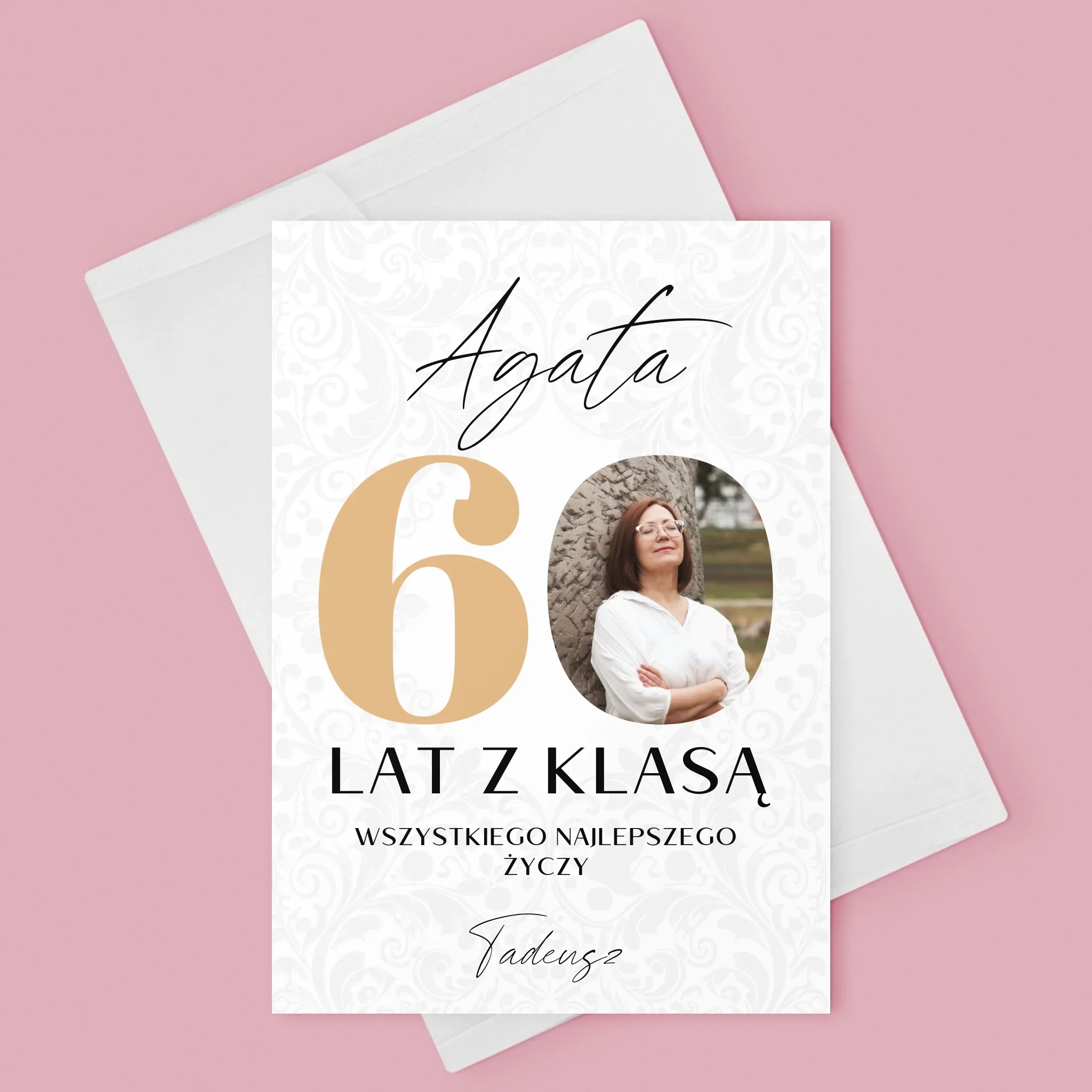 Zdjęcie i Podpis: 60 Lat z Klasą - Kartka z Życzeniami - Image 3