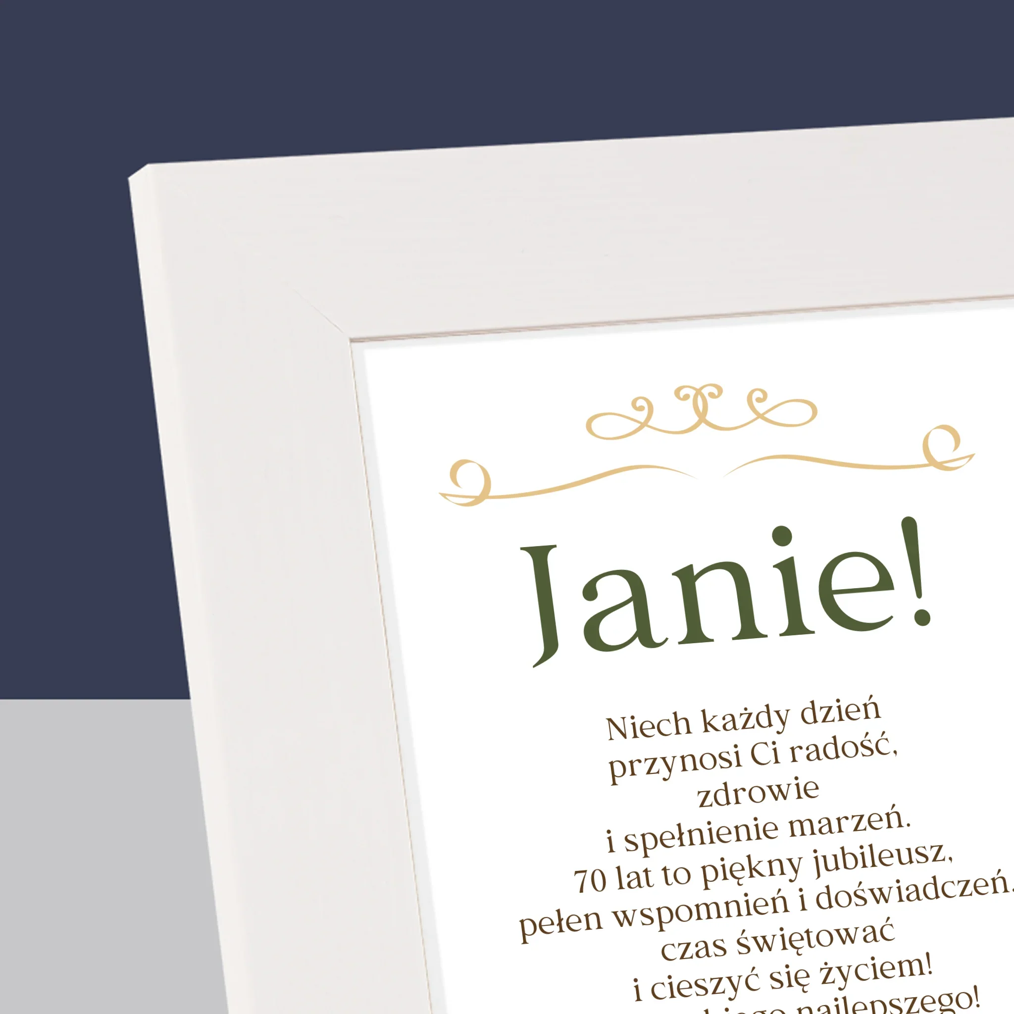 Zdjęcie I Podpis: 70 Lat Minęło - Ramka Na Zdjęcie - Image 4