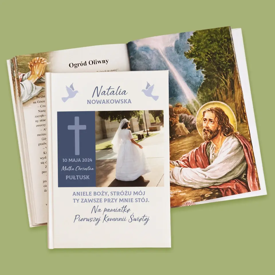 Zdjęcie i Podpis: Aniele Boży Komunia - Biblia z Nadrukiem - Image 4