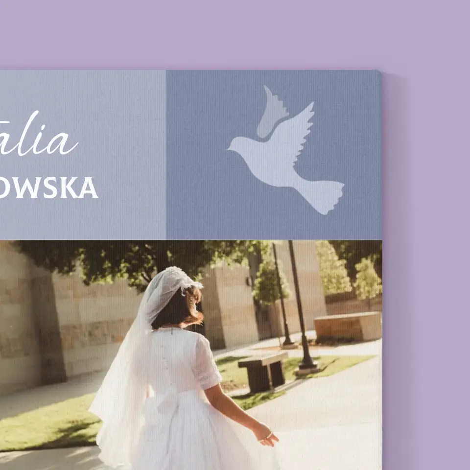 Zdjęcie i Podpis: Aniele Boży Komunia - Wydruk Obramowany - Image 14