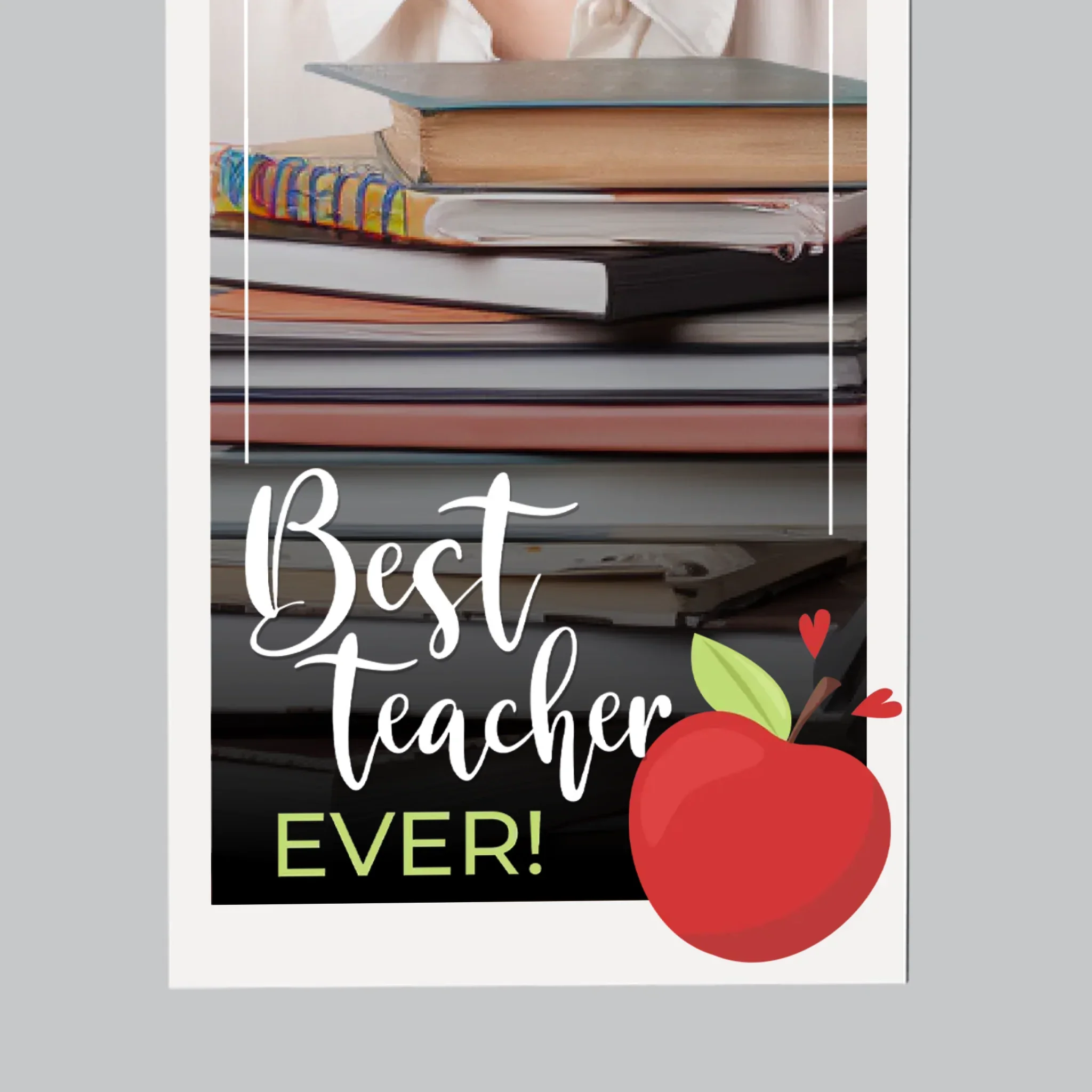 Zdjęcie i Podpis: Best Teacher Ever - Magnes na lodówkę - Image 4