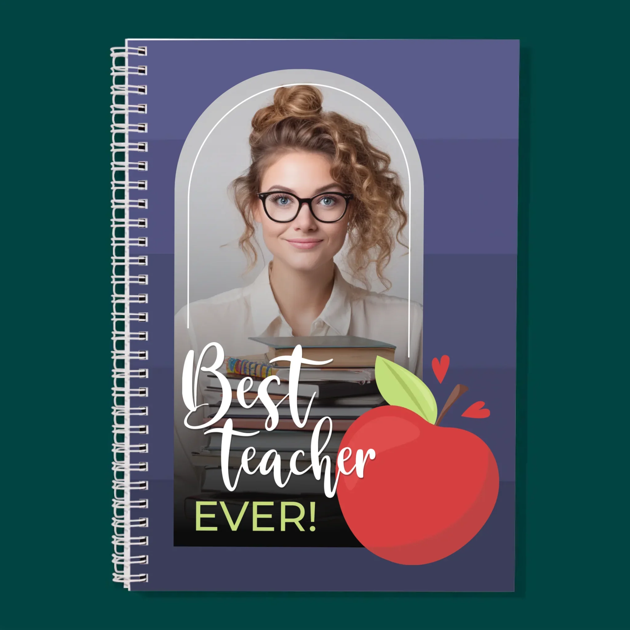 Zdjęcie i Podpis: Best Teacher Ever - Planer Dzienny z Nadrukiem - Image 3