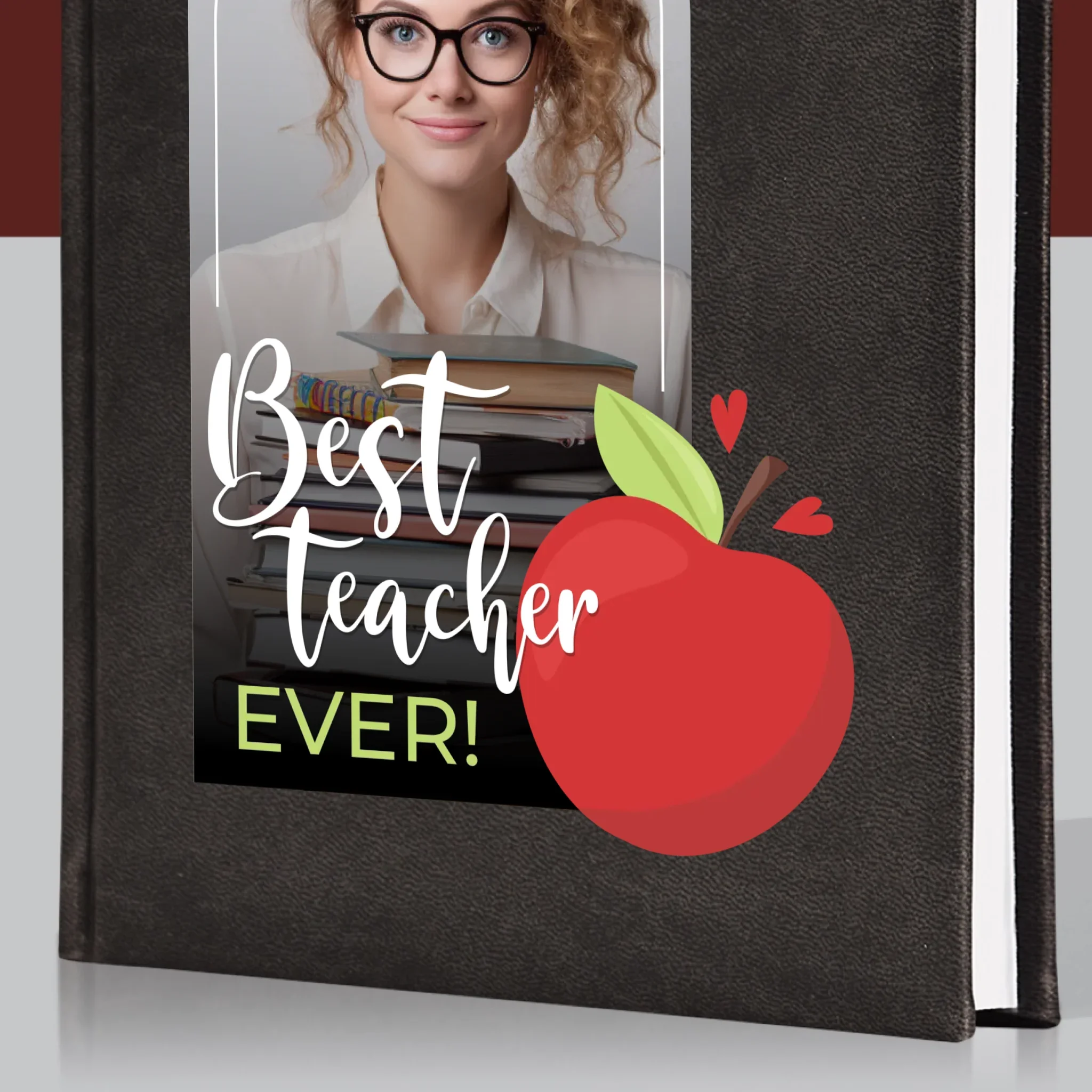 Zdjęcie i Podpis: Best Teacher Ever - Planer Książkowy z Nadrukiem - Image 5