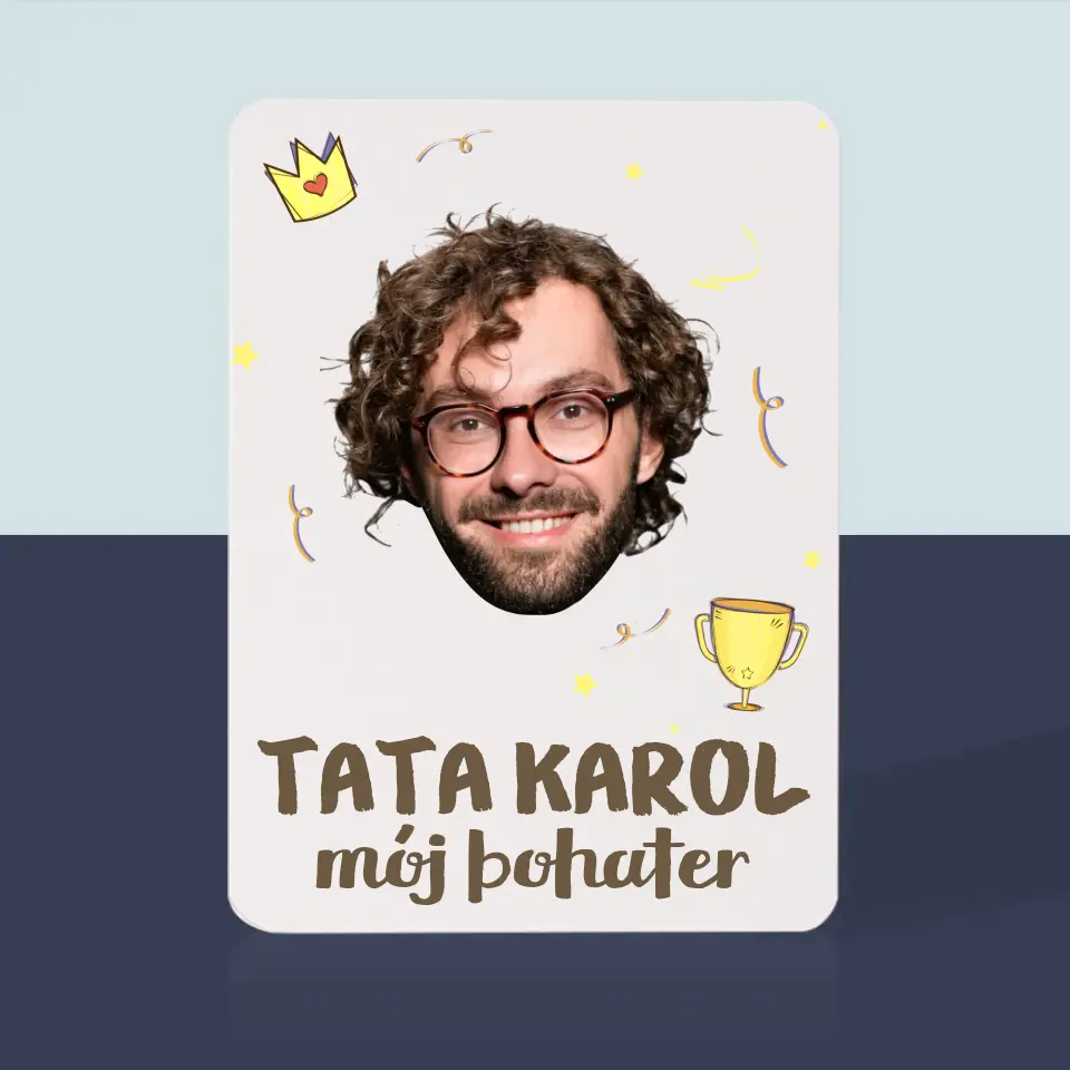 Zdjęcie i Podpis: Bohater Tata - Karty Do Gry - Image 5