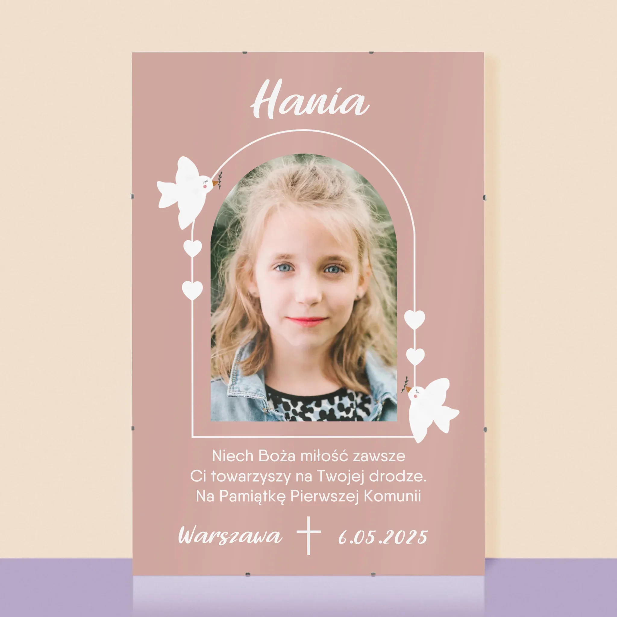Zdjęcie i Podpis: Boża Miłość - Personalizowany Plakat