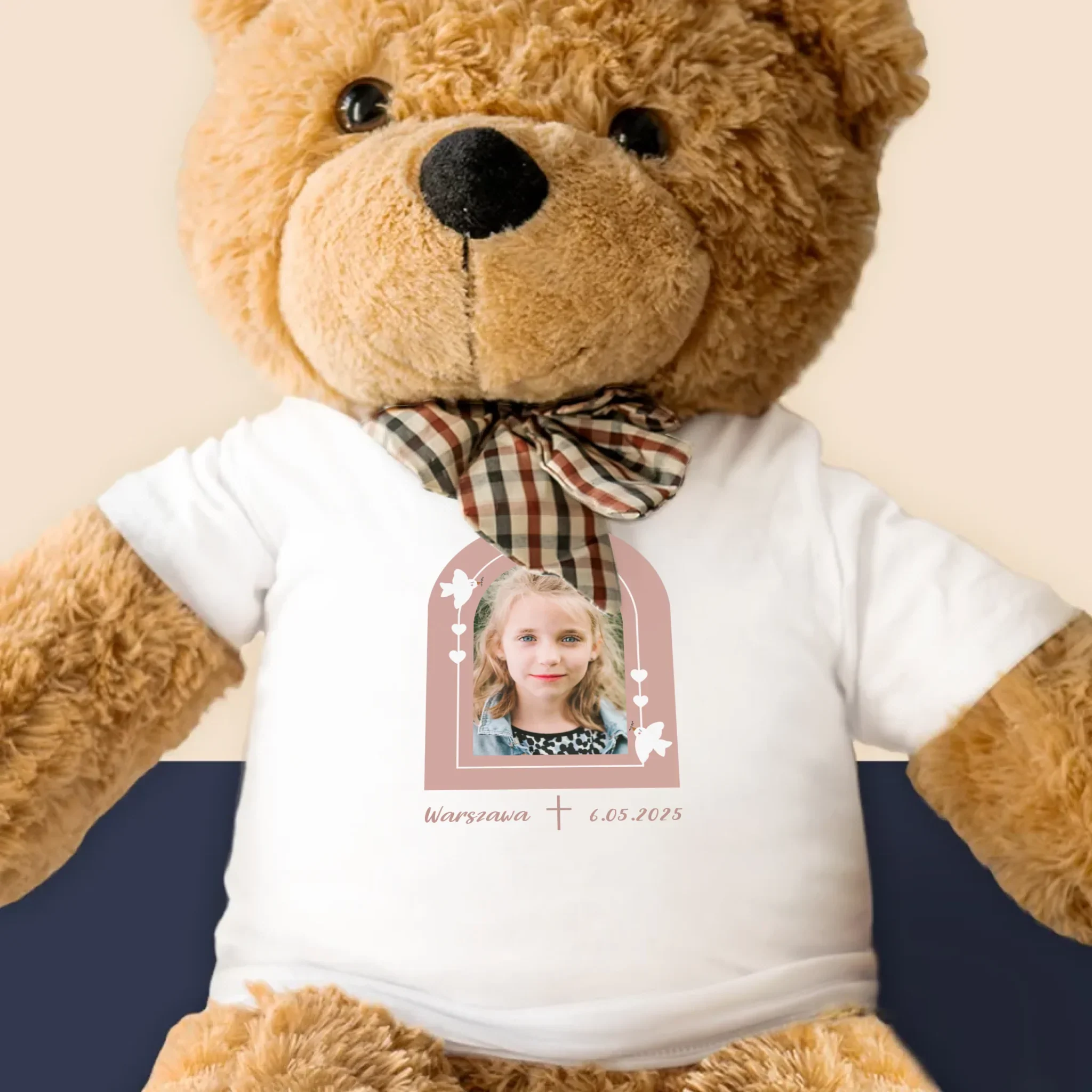 Zdjęcie i Podpis: Boża Miłość - Pluszowy Miś 90 Cm - Image 2