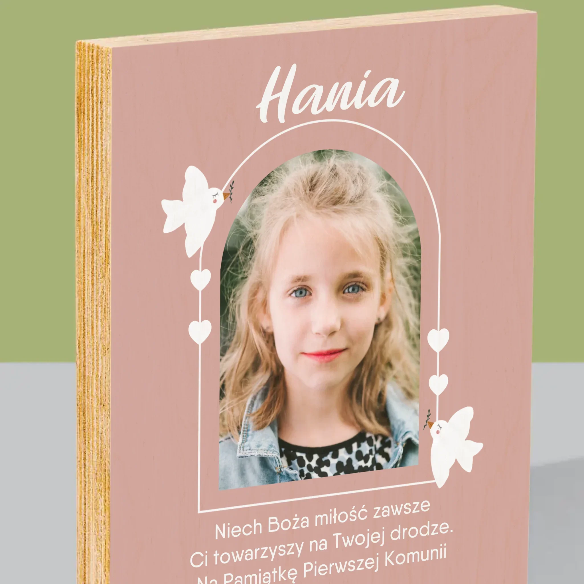 Zdjęcie i Podpis: Boża Miłość - Wydruk Na Drewnie - Image 2