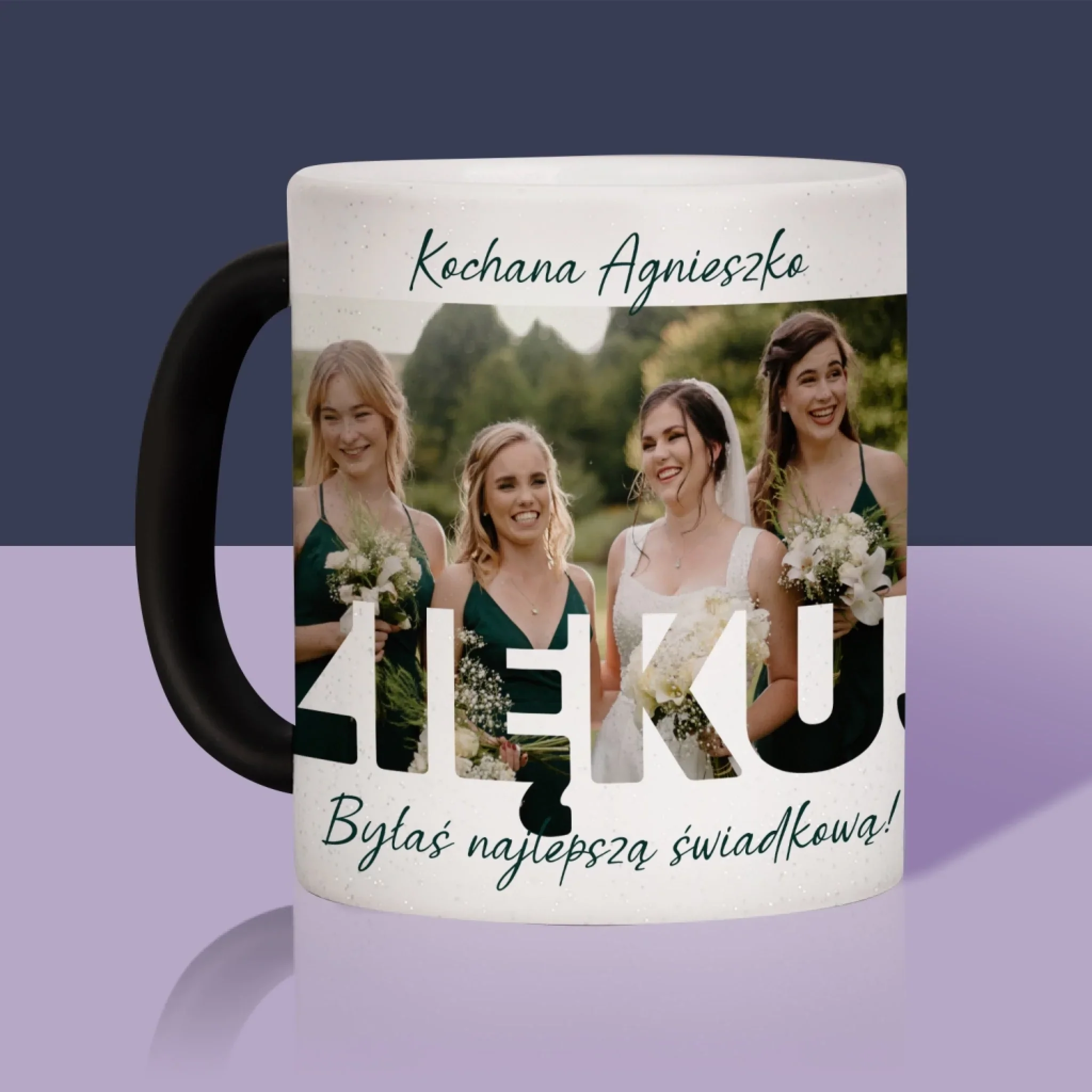 Zdjęcie i Podpis: Byłaś Najlepszą Świadkową - Kubek z Nadrukiem - Image 12