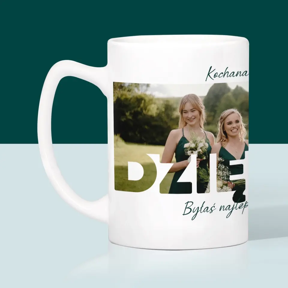 Zdjęcie i Podpis: Byłaś Najlepszą Świadkową - Kubek z Nadrukiem - Image 4