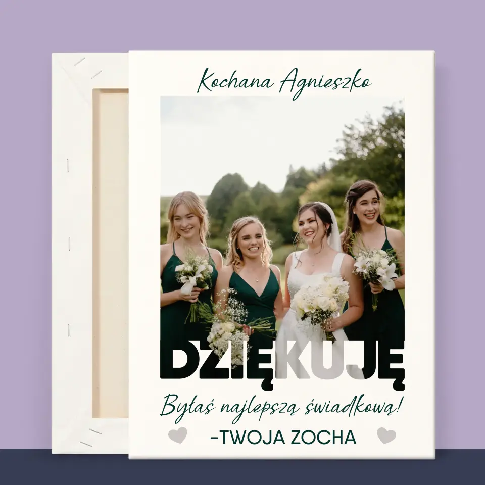 Zdjęcie i Podpis: Byłaś Najlepszą Świadkową - Wydruk Obramowany - Image 11