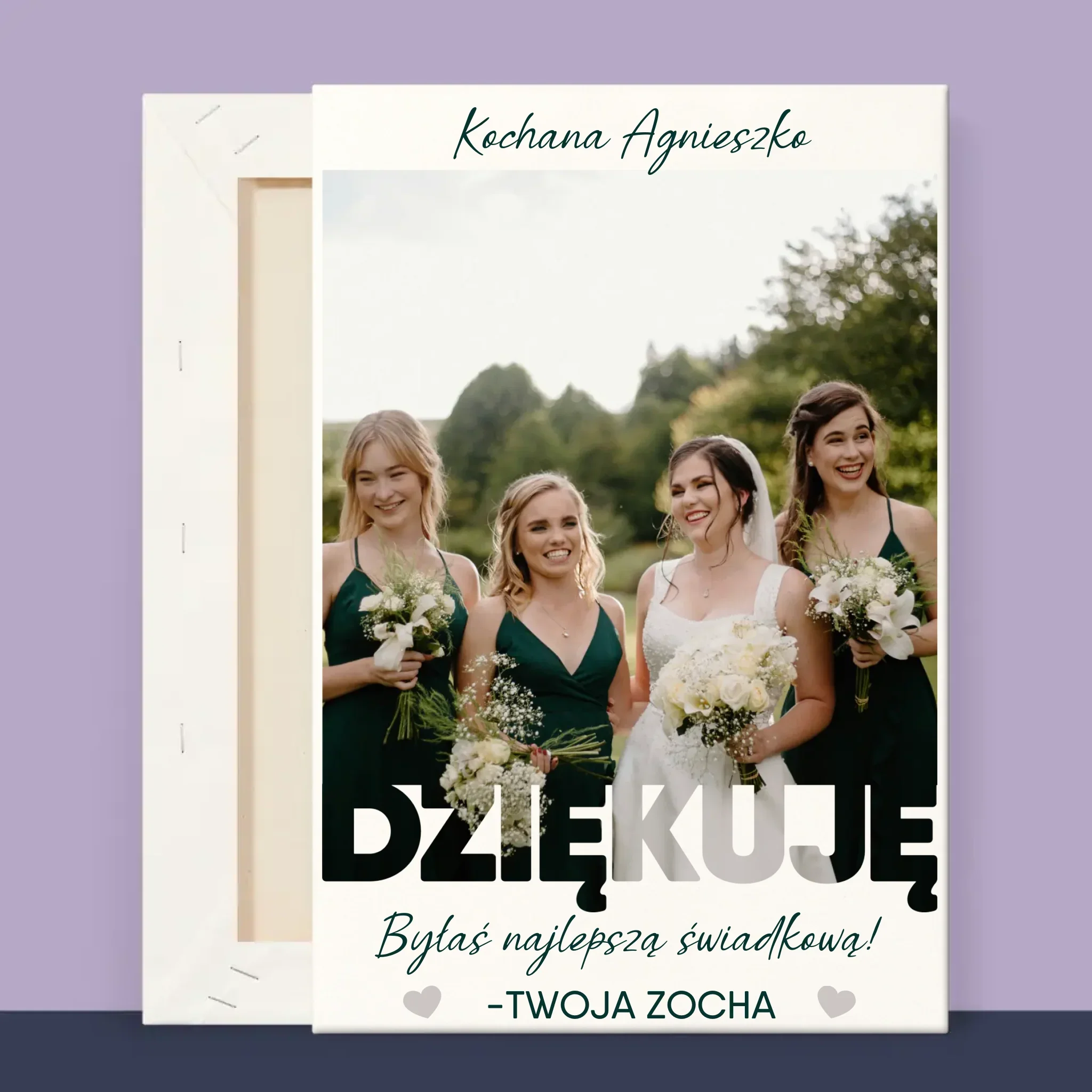 Zdjęcie i Podpis: Byłaś Najlepszą Świadkową - Wydruk Obramowany - Image 12