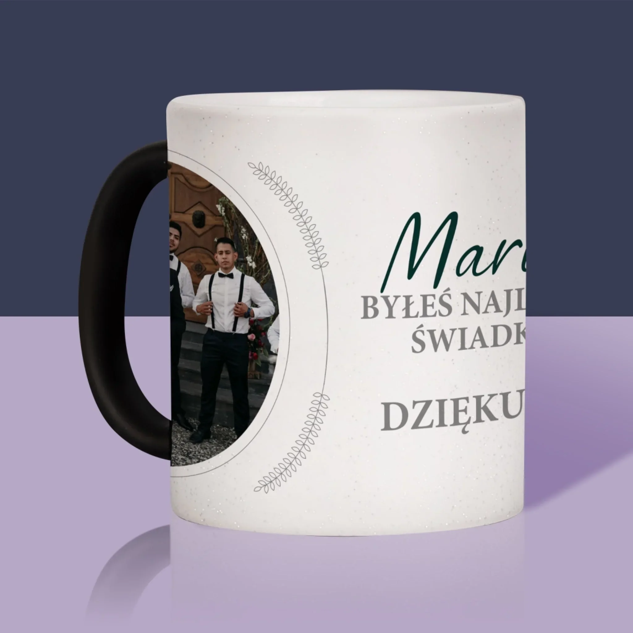 Zdjęcie i Podpis: Byłeś Najlepszym Świadkiem - Kubek z Nadrukiem - Image 12