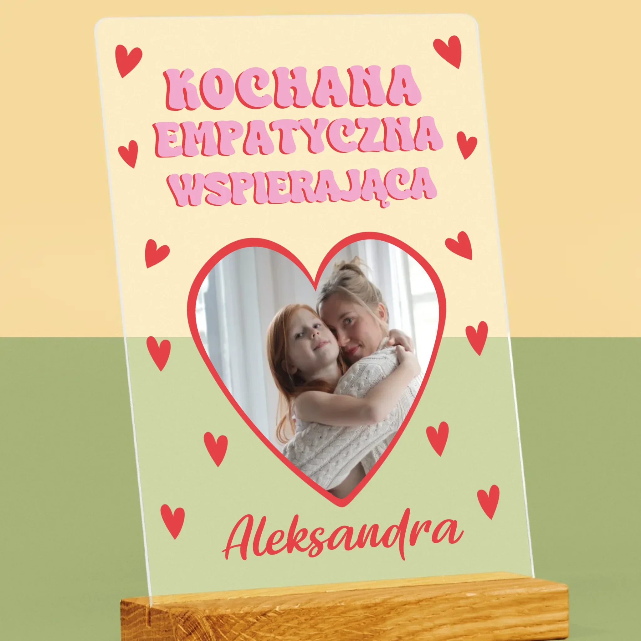 Zdjęcie i Podpis: Cechy Mamusi - Wydruk Na Szkle Akrylowym - Image 2