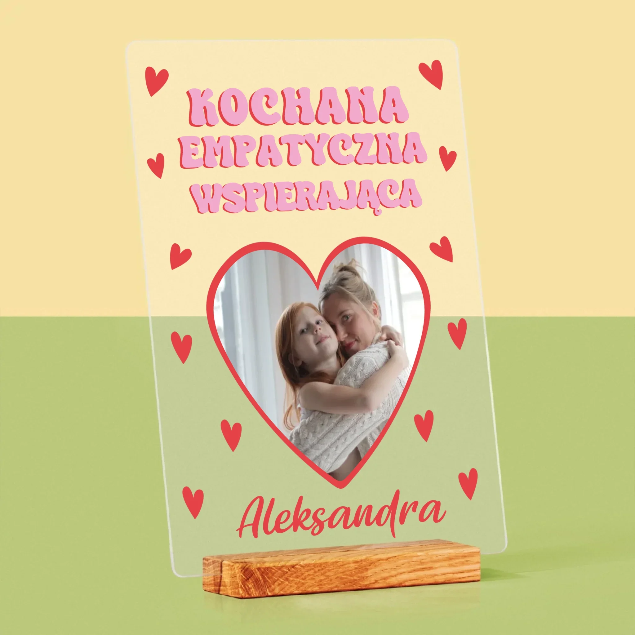 Zdjęcie i Podpis: Cechy Mamusi - Wydruk Na Szkle Akrylowym - Image 4
