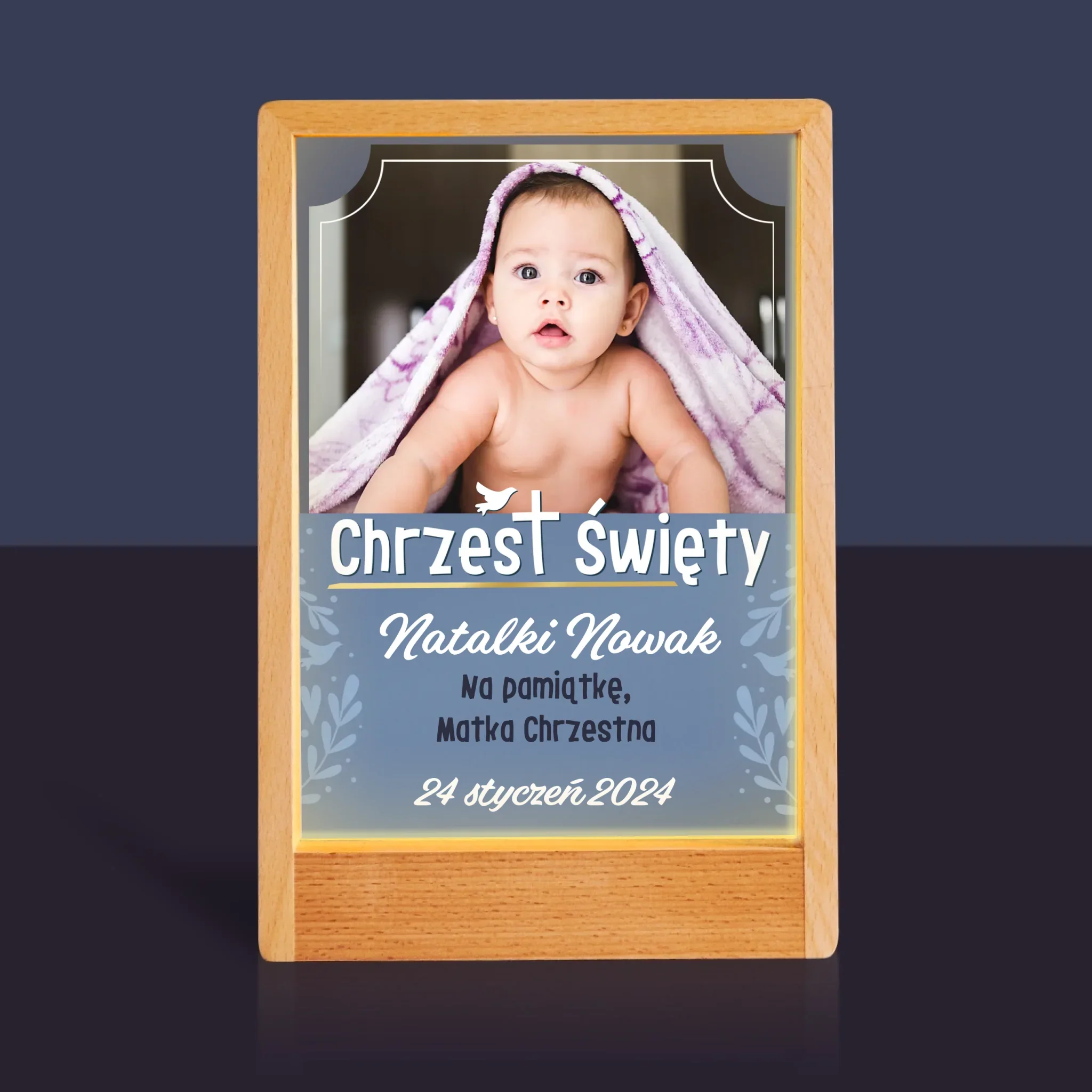 Zdjęcie i Podpis: Chrzest Święty - Wydruk Na Szkle Akrylowym - Image 10