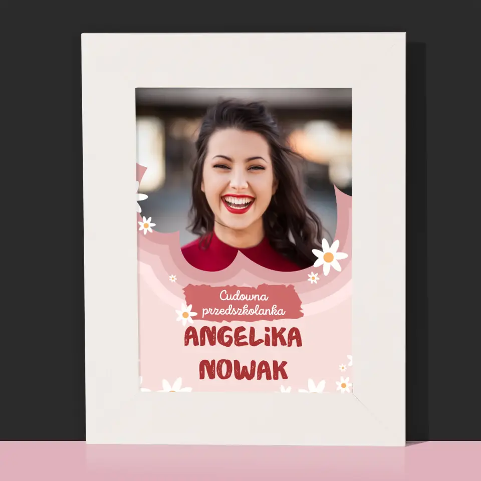 Zdjęcie i Podpis: Cudowna Przedszkolanka - Ramka Na Zdjęcie - Image 2