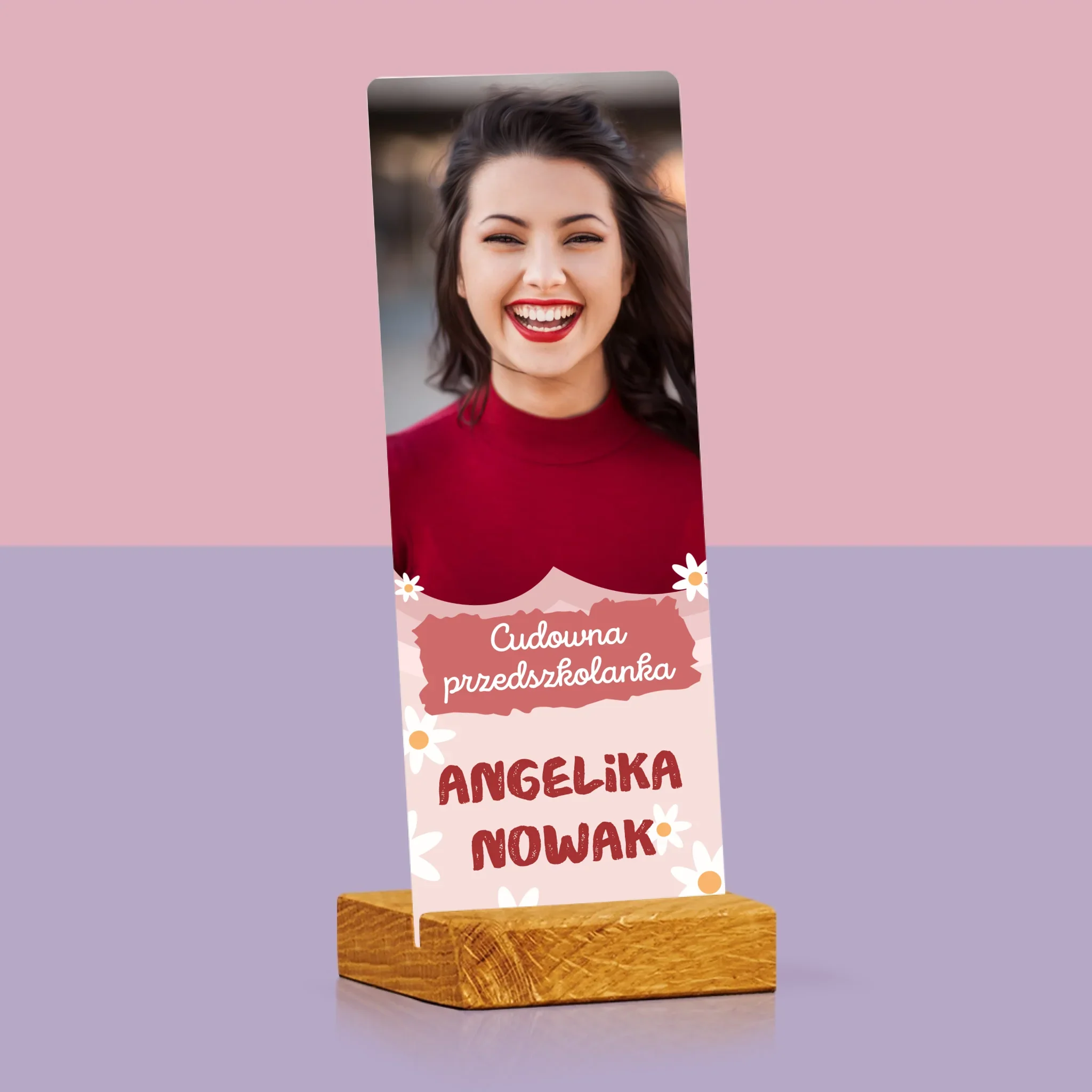 Zdjęcie i Podpis: Cudowna Przedszkolanka - Zdjęcie Na Szkle Akrylowym Fotobudka