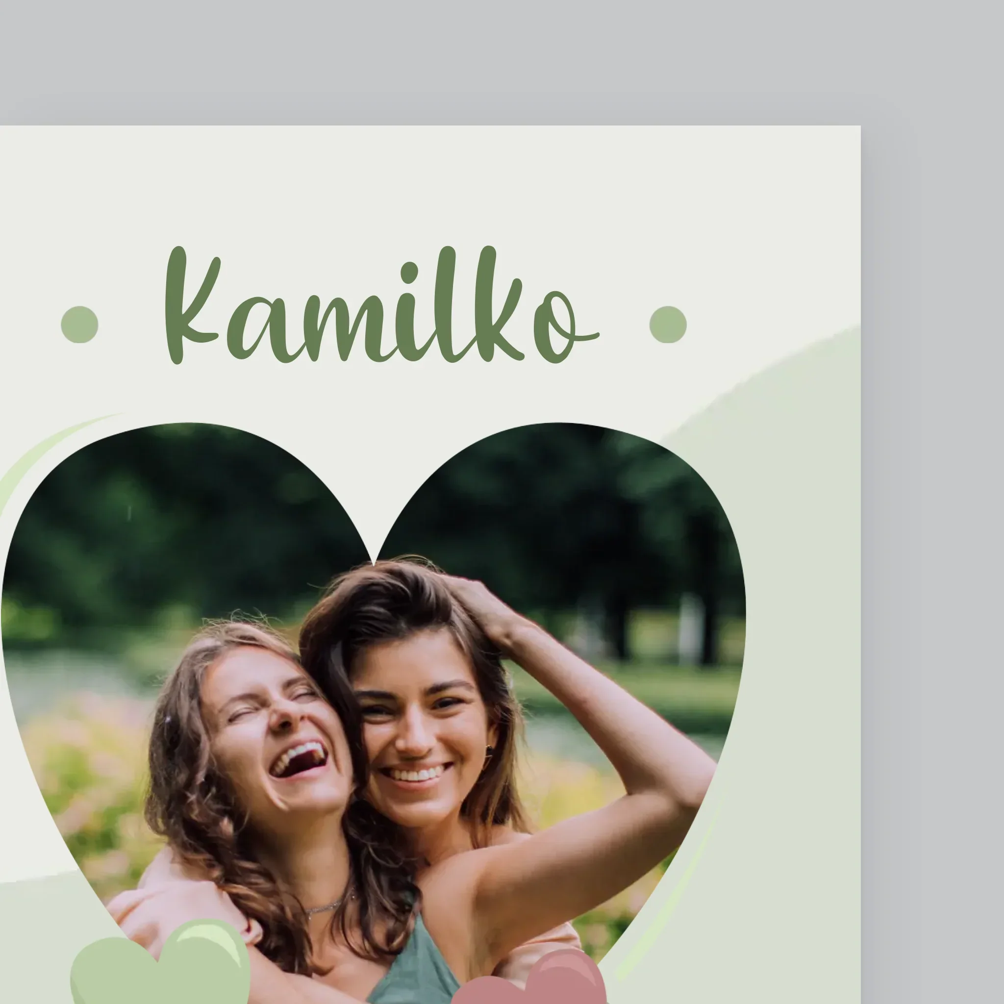 Zdjęcie i Podpis: Czy Zostaniesz Moją Świadkową Kwiaty - Wydruk Obramowany - Image 3
