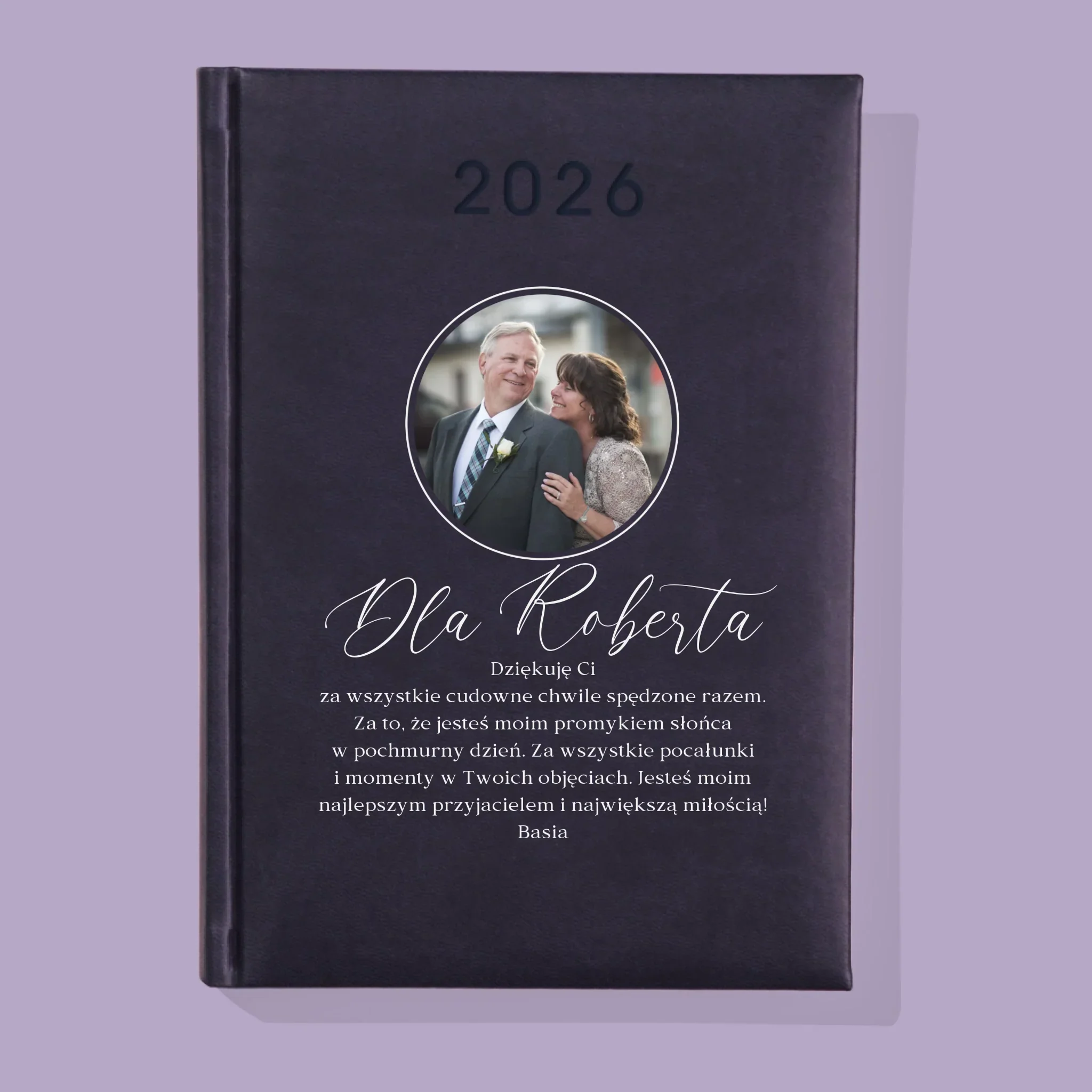 Zdjęcie i Podpis: Dedykacja - Kalendarz Książkowy - Image 2