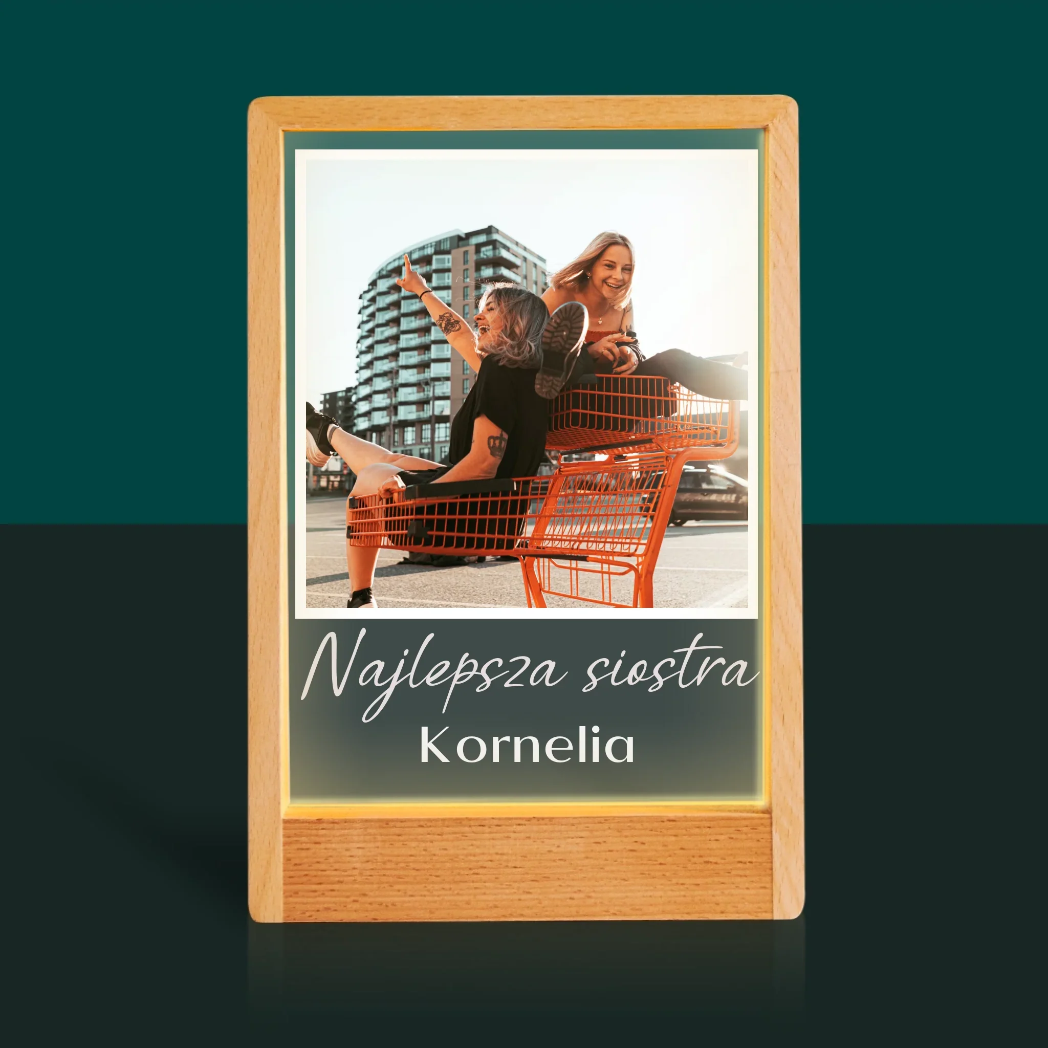 Zdjęcie I Podpis: Dla Siostry - Wydruk Na Szkle Akrylowym - Image 10