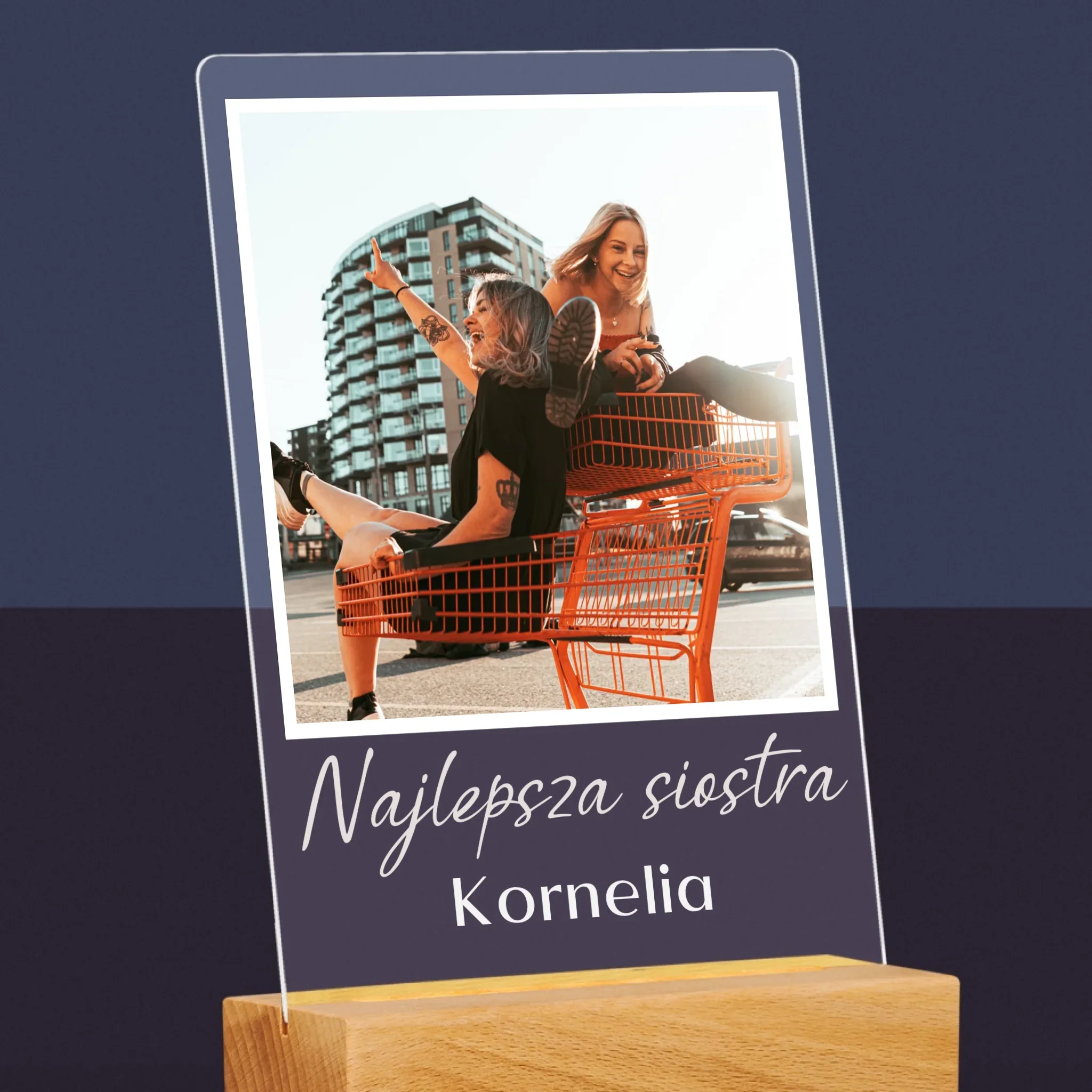 Zdjęcie I Podpis: Dla Siostry - Wydruk Na Szkle Akrylowym - Image 6