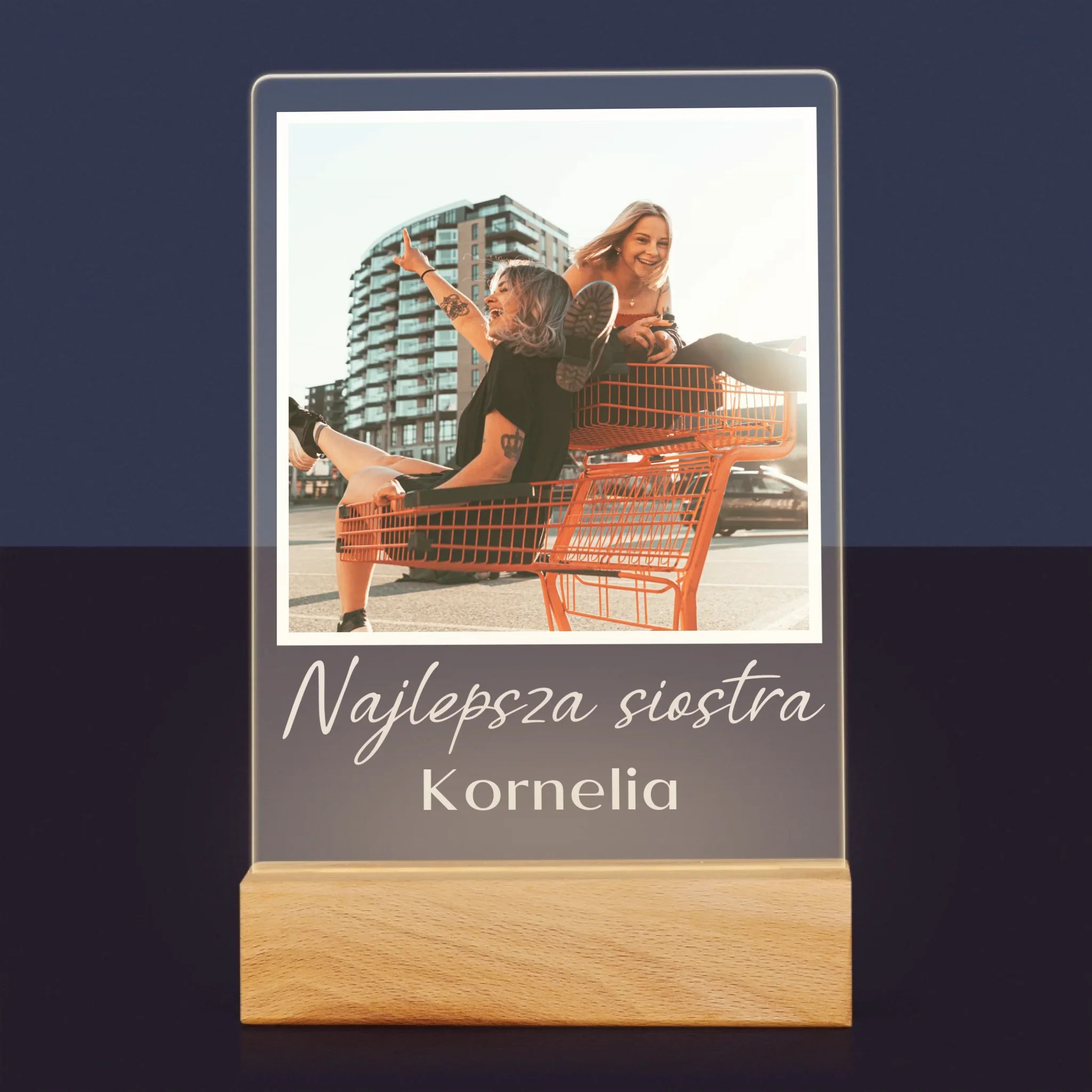 Zdjęcie I Podpis: Dla Siostry - Wydruk Na Szkle Akrylowym - Image 7