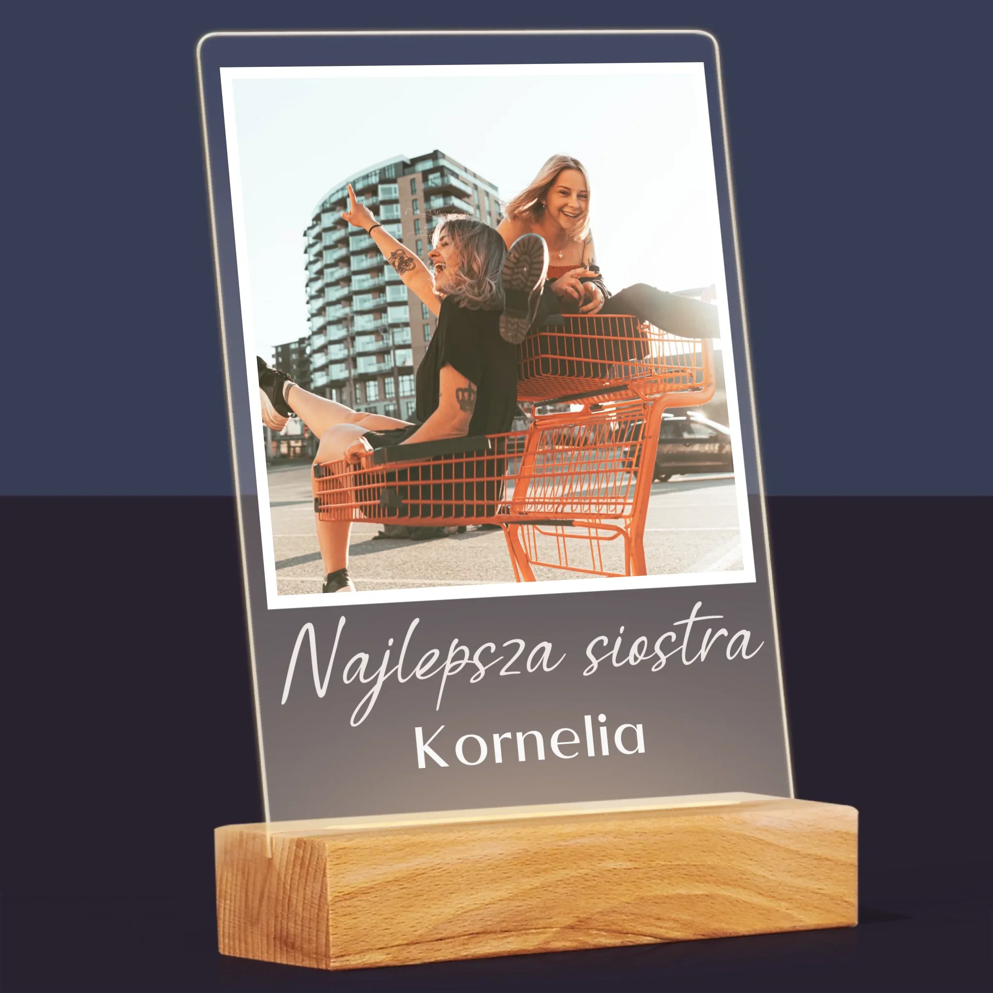 Zdjęcie I Podpis: Dla Siostry - Wydruk Na Szkle Akrylowym - Image 8