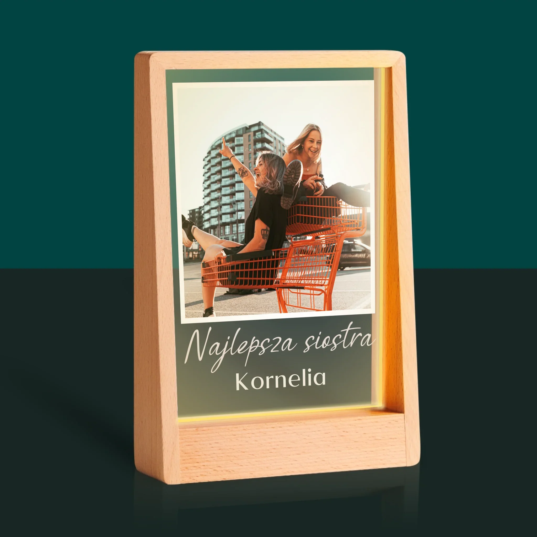 Zdjęcie I Podpis: Dla Siostry - Wydruk Na Szkle Akrylowym - Image 9