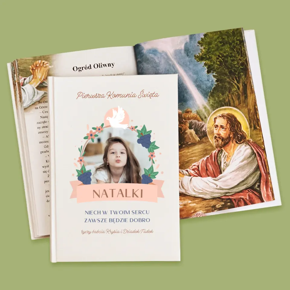 Zdjęcie i Podpis: Dobro W Sercu Komunia - Biblia z Nadrukiem - Image 4