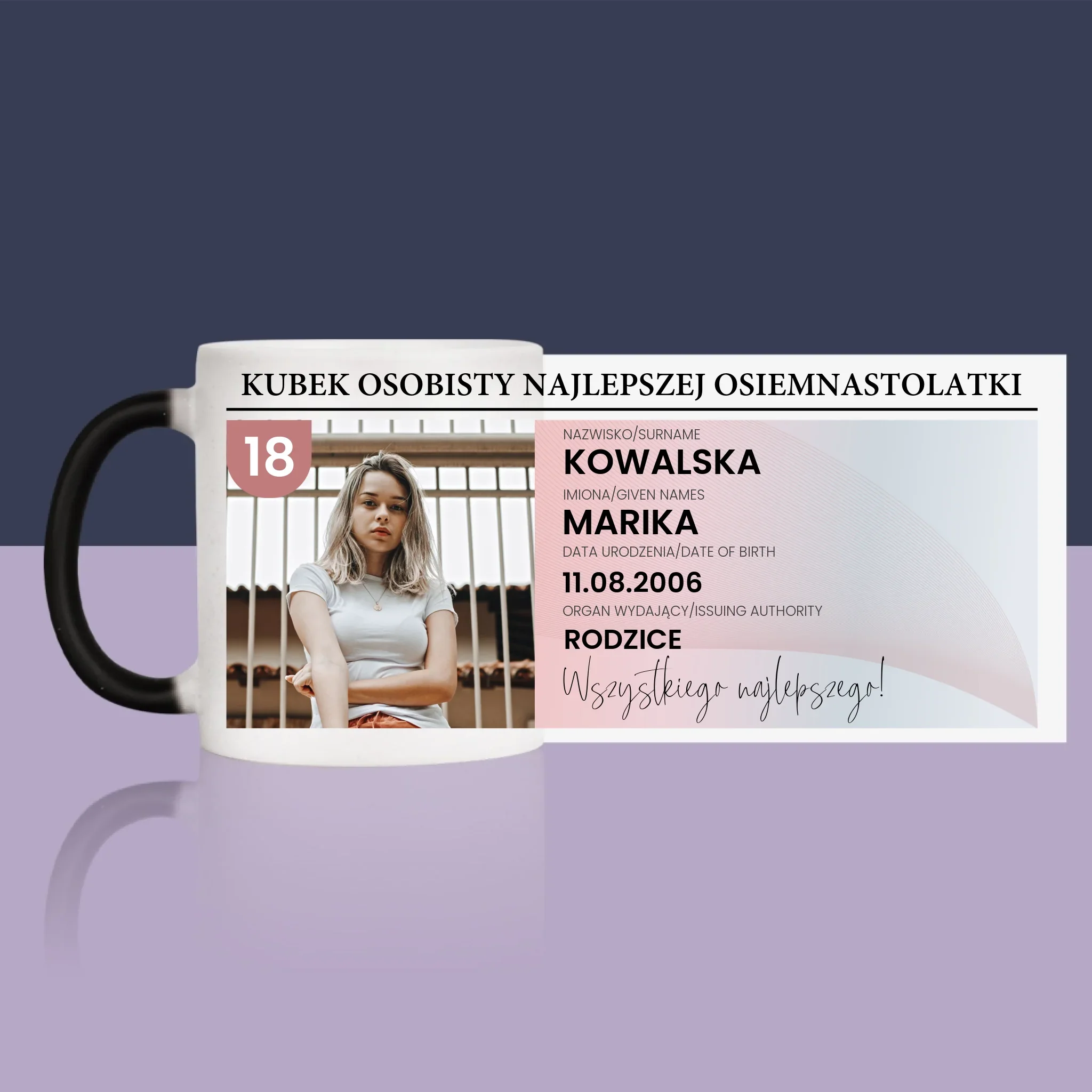 Zdjęcie i Podpis: Dowód Osobisty - Kubek z Nadrukiem - Image 10
