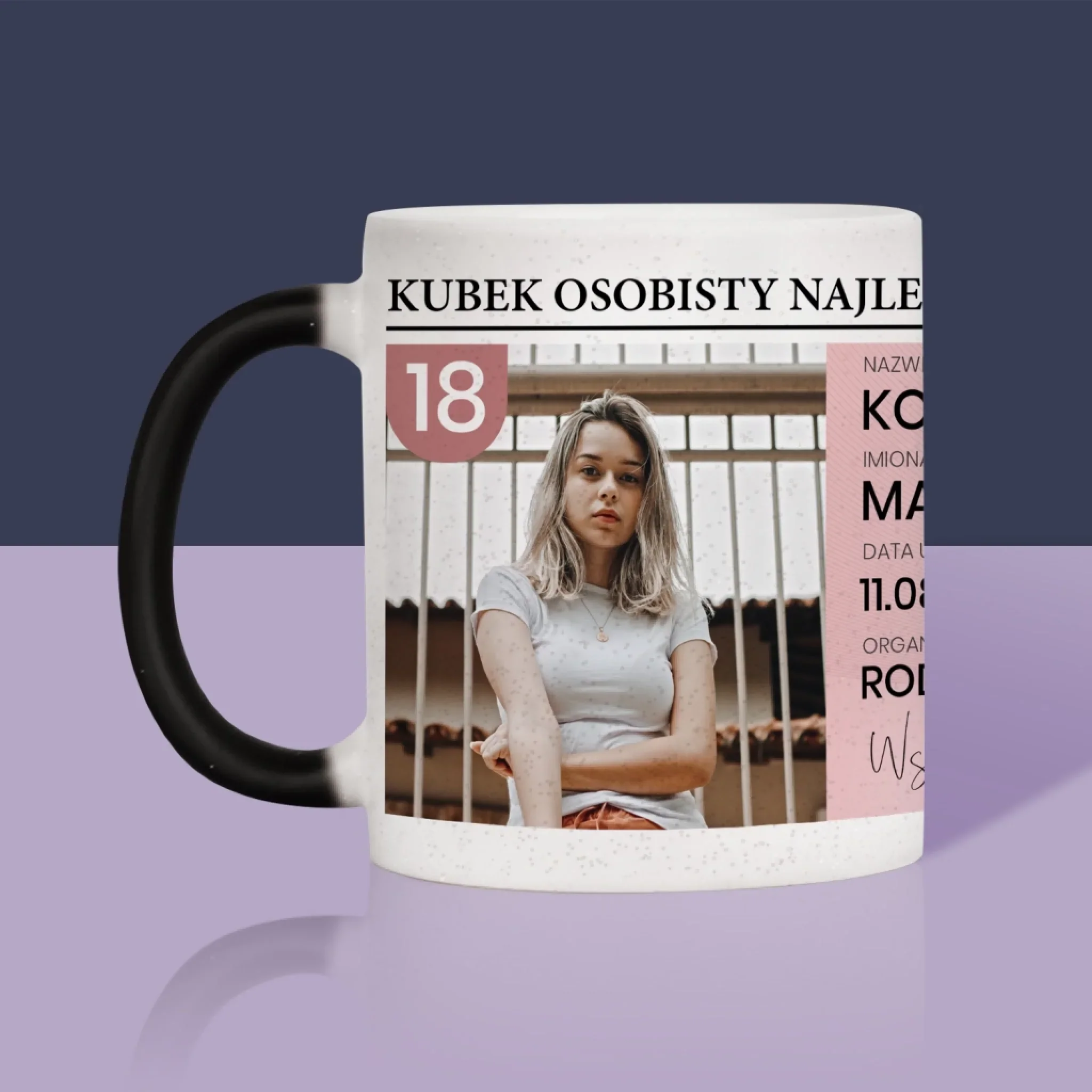 Zdjęcie i Podpis: Dowód Osobisty - Kubek z Nadrukiem - Image 8