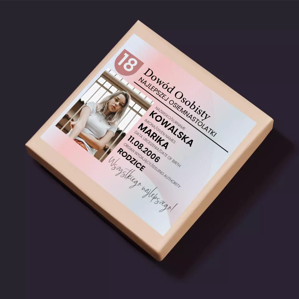 Zdjęcie i Podpis: Dowód Osobisty - Personalizowane Puzzle - Image 5
