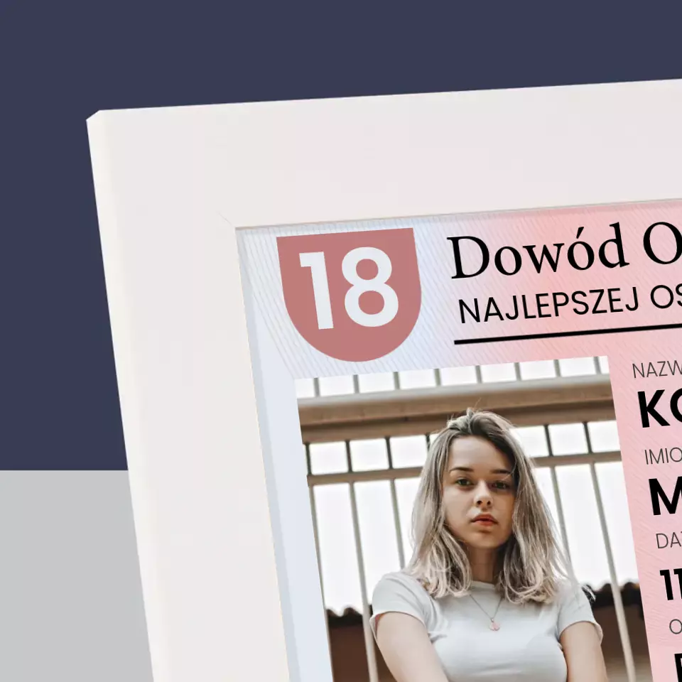 Zdjęcie i Podpis: Dowód Osobisty - Ramka Na Zdjęcie - Image 4