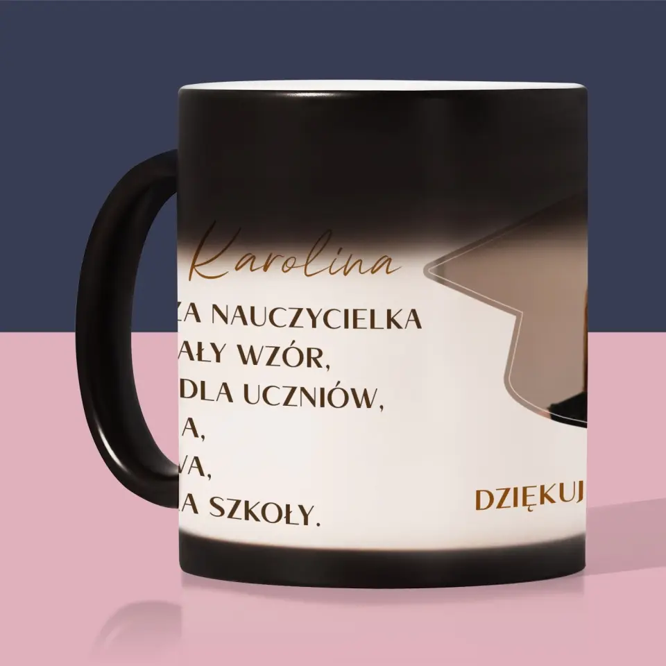 Zdjęcie i Podpis: Dyplom Dla Nauczyciela - Kubek z Nadrukiem - Image 8