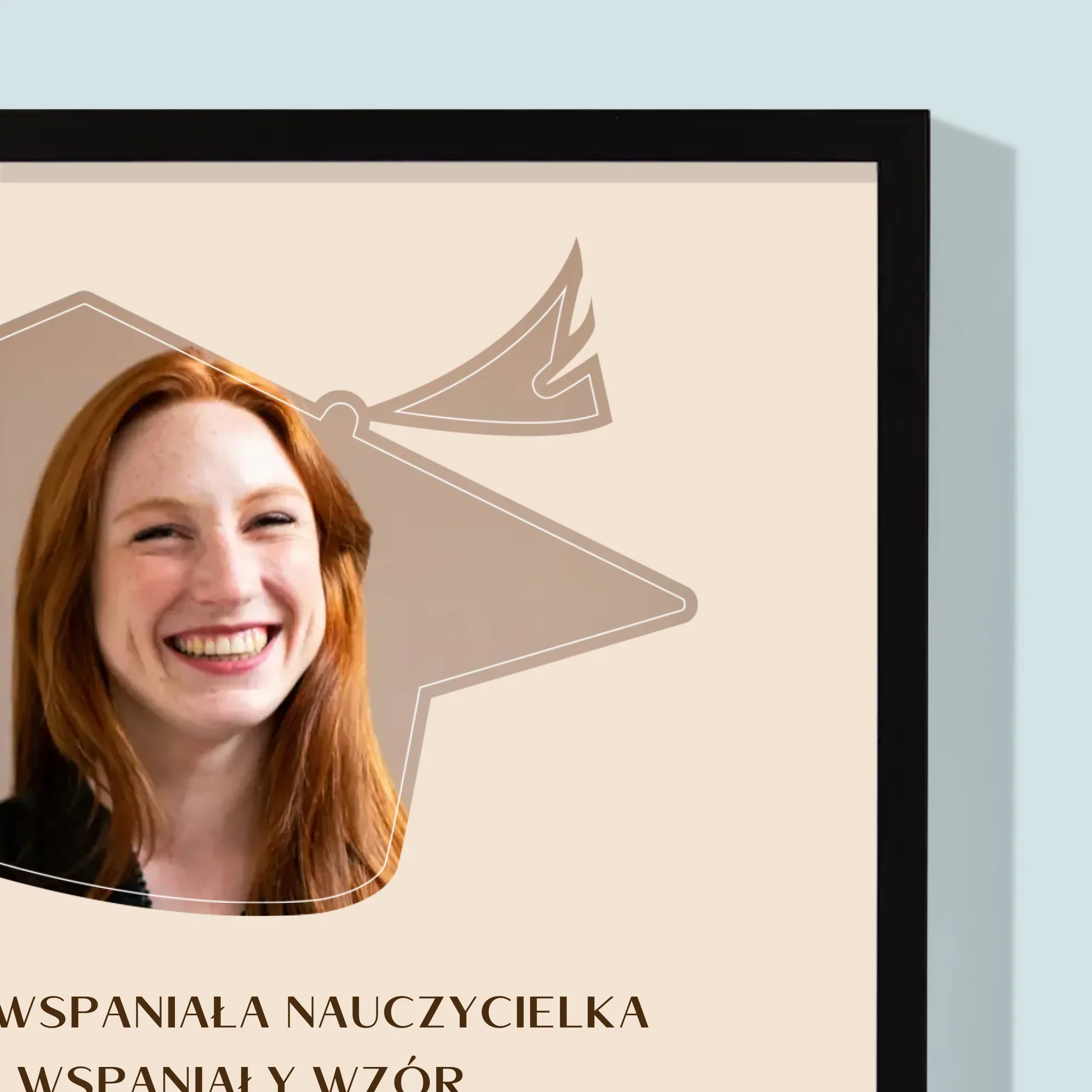 Zdjęcie i Podpis: Dyplom Dla Nauczyciela - Wydruk Obramowany - Image 2