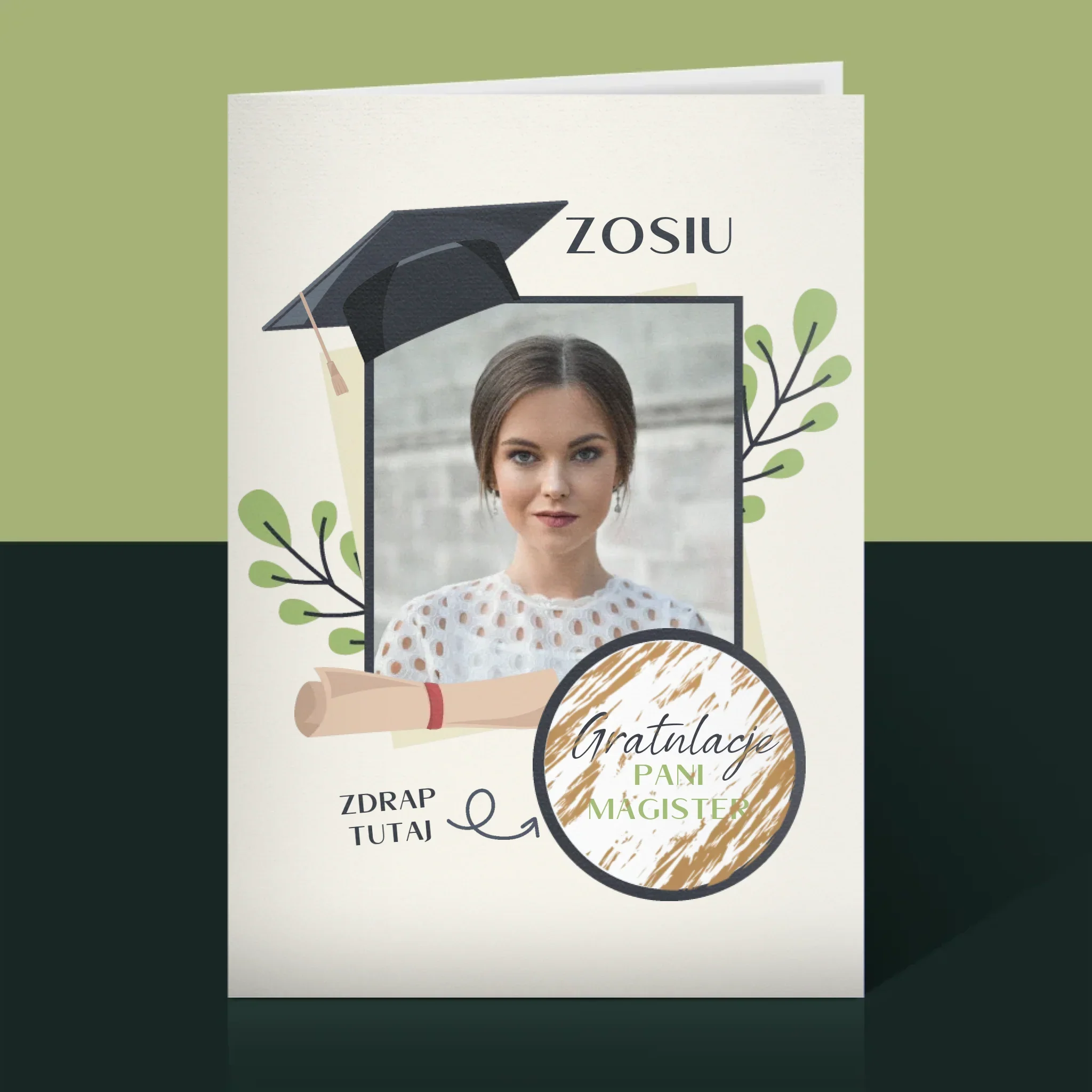 Zdjęcie i Podpis: Gratulacje Magister - Kartka z Życzeniami - Image 5