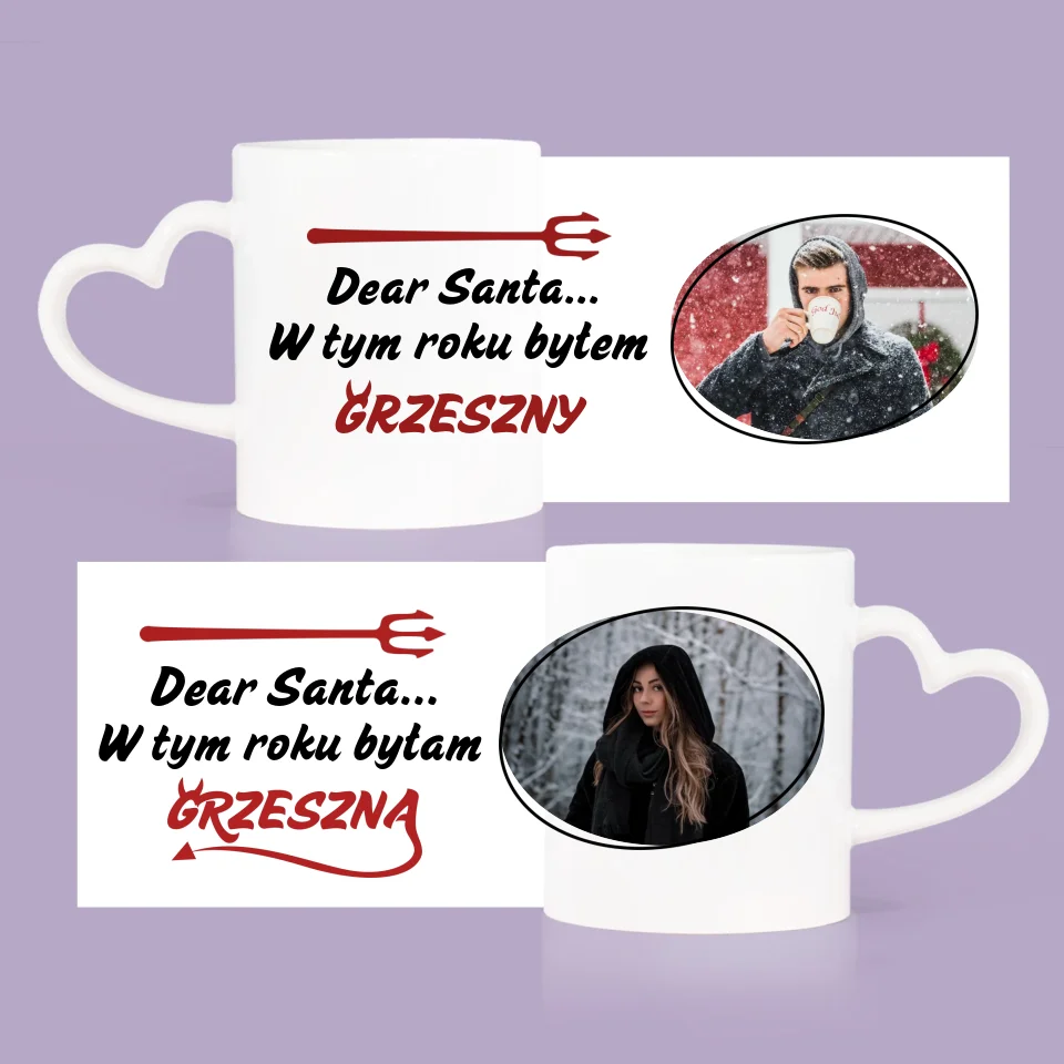 Zdjęcie i Podpis: Grzeszni - Kubki Dla Par - Image 3
