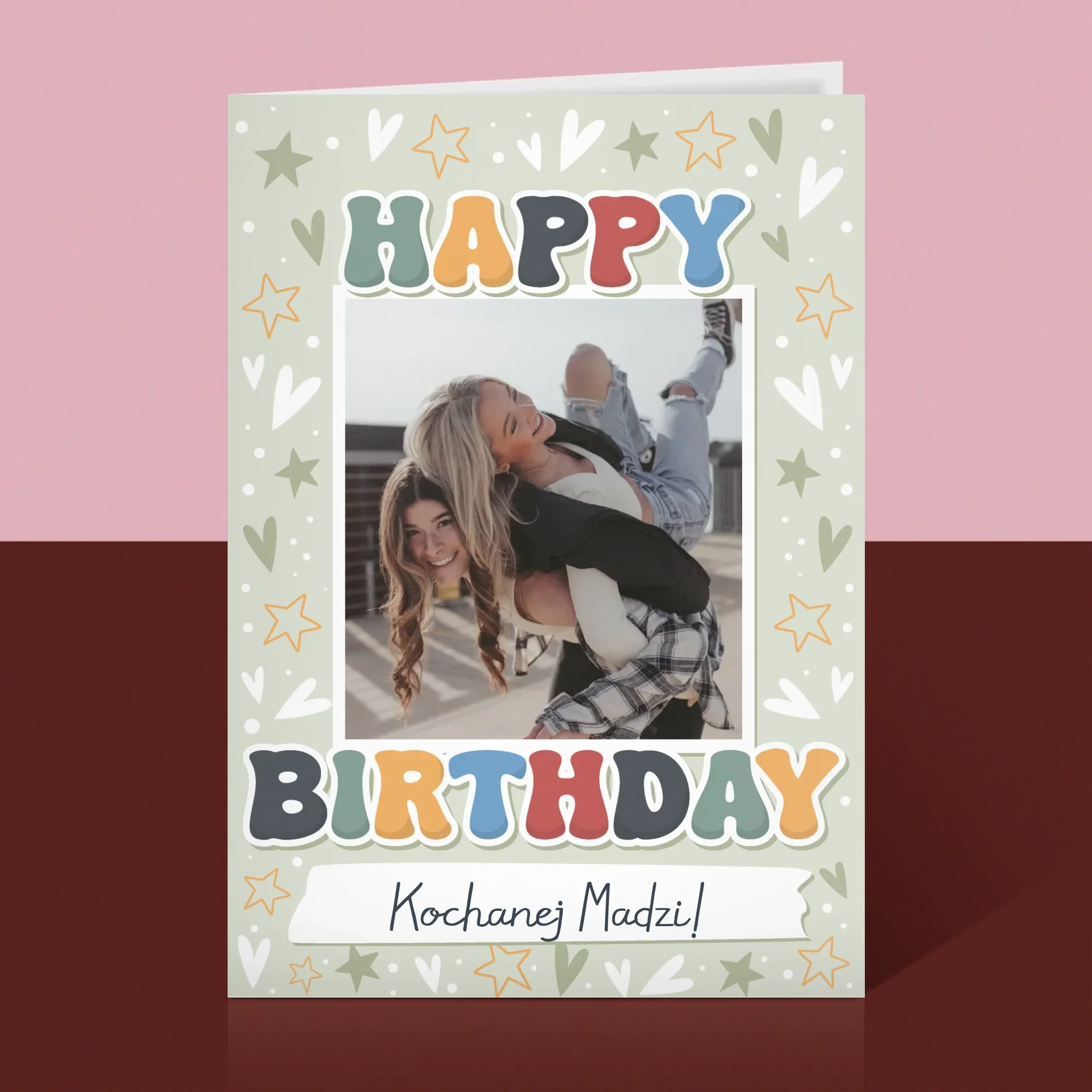 Zdjęcie i Podpis: Happy Birthday - Kartka z Życzeniami