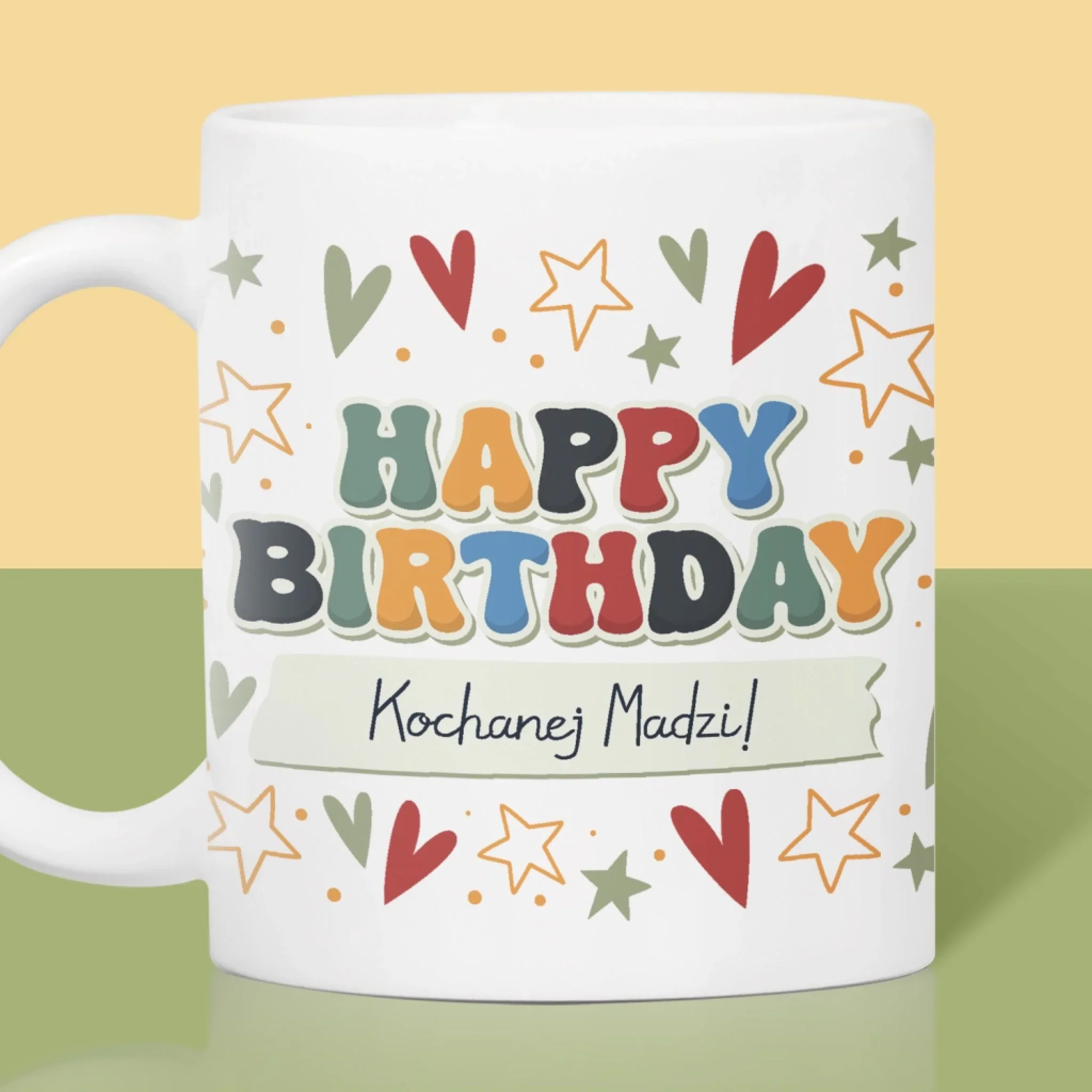 Zdjęcie i Podpis: Happy Birthday - Kubek z Nadrukiem - Image 3