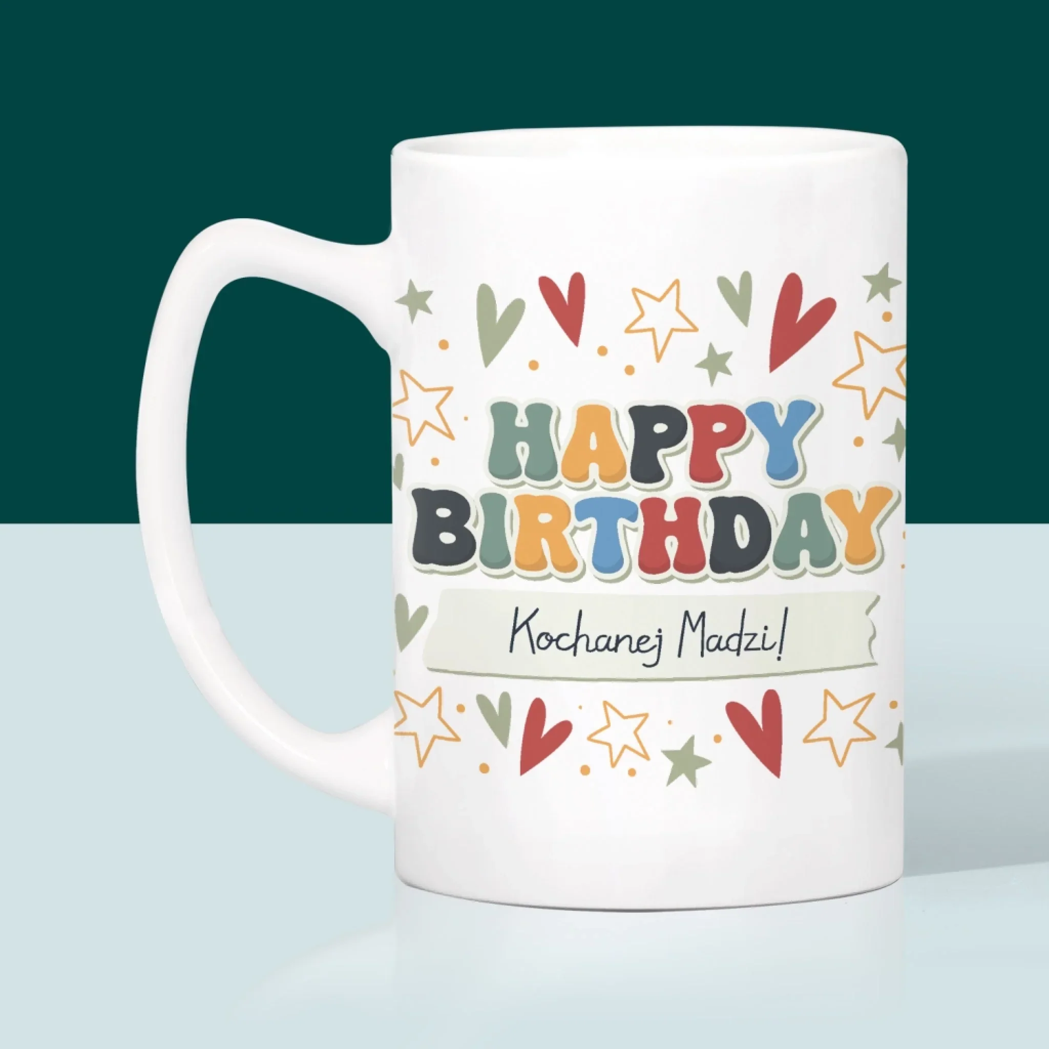 Zdjęcie i Podpis: Happy Birthday - Kubek z Nadrukiem - Image 4