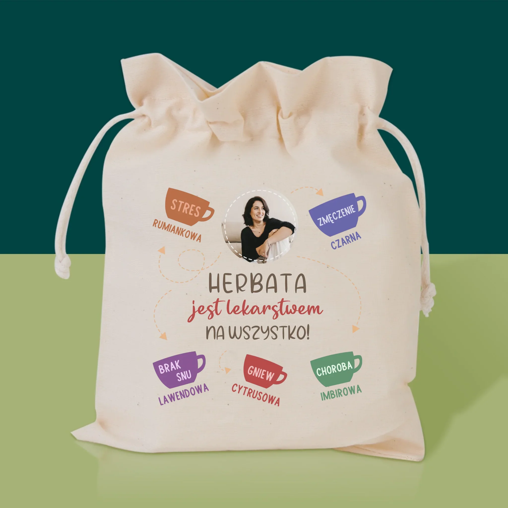 Zdjęcie i Podpis: Herbata Jest Lekarstwem - Herbata w Woreczku - Image 2