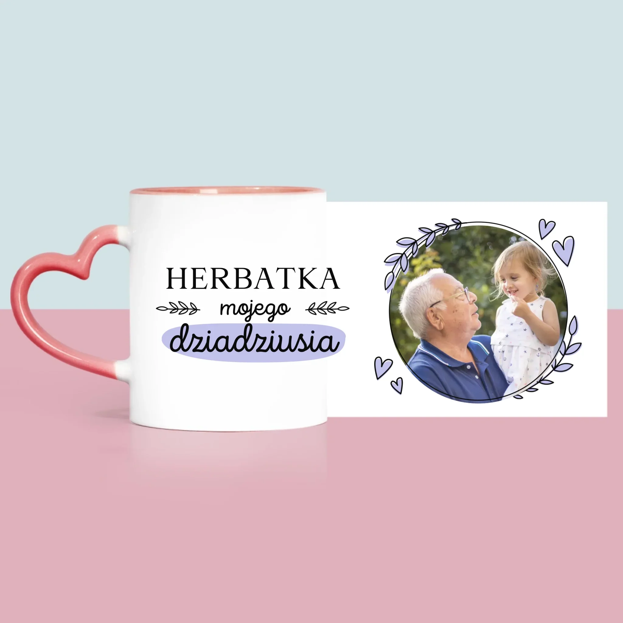 Zdjęcie i Podpis: Herbatka Dla Dziadziusia -  Kubek z Nadrukiem - Image 7
