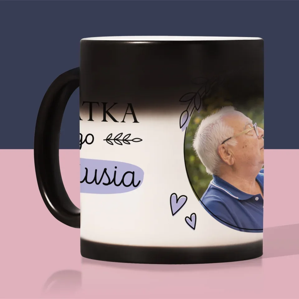 Zdjęcie i Podpis: Herbatka Dla Dziadziusia -  Kubek z Nadrukiem - Image 9